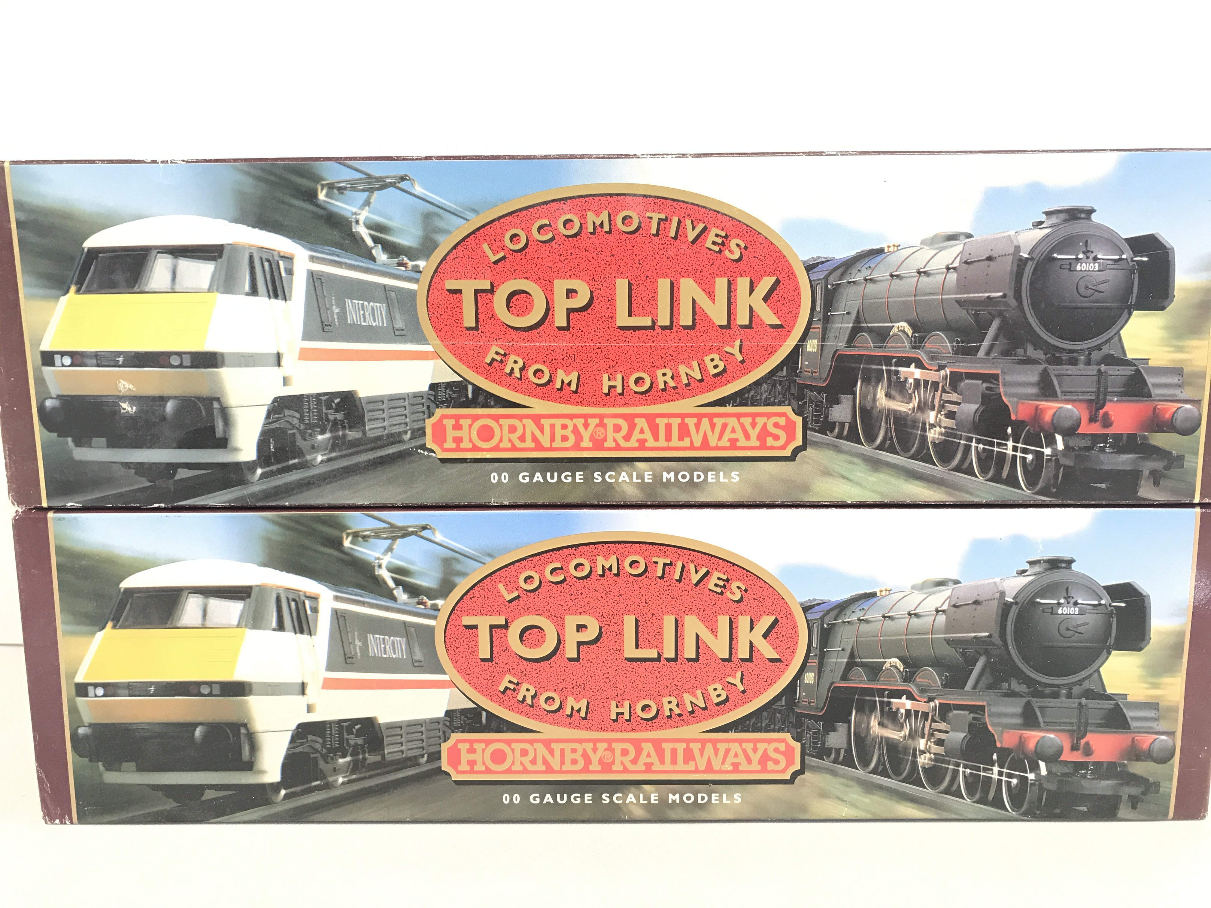 A Boxed Hornby 00 Gauge BR Co-Co Class 92 Railfreight Distribution Loco #R.289 And A BR 2-10-0 Locomotive Class 9F #R.864.