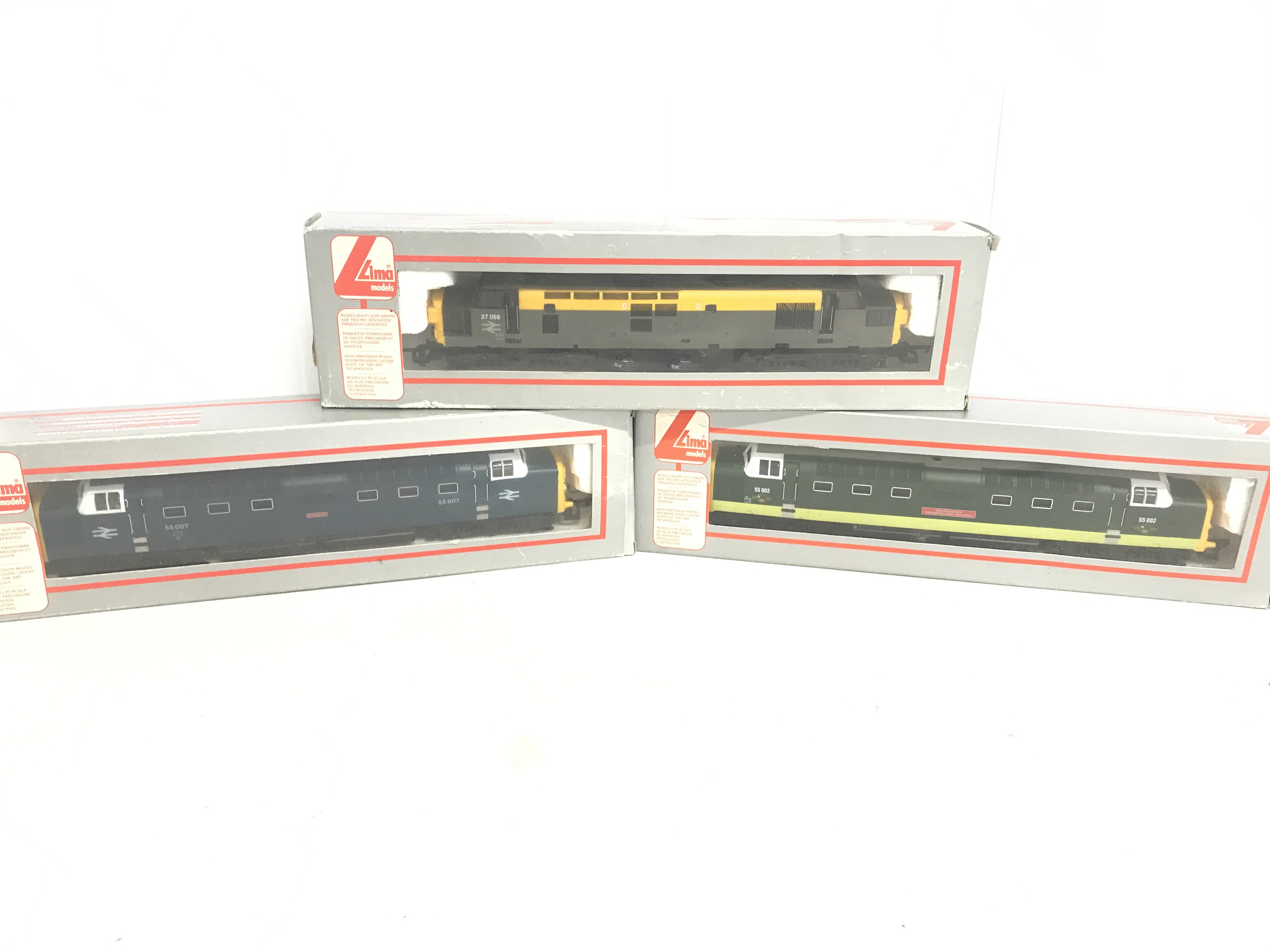 3 X Boxed Lima 00 Gauge Diesel Locomotives.