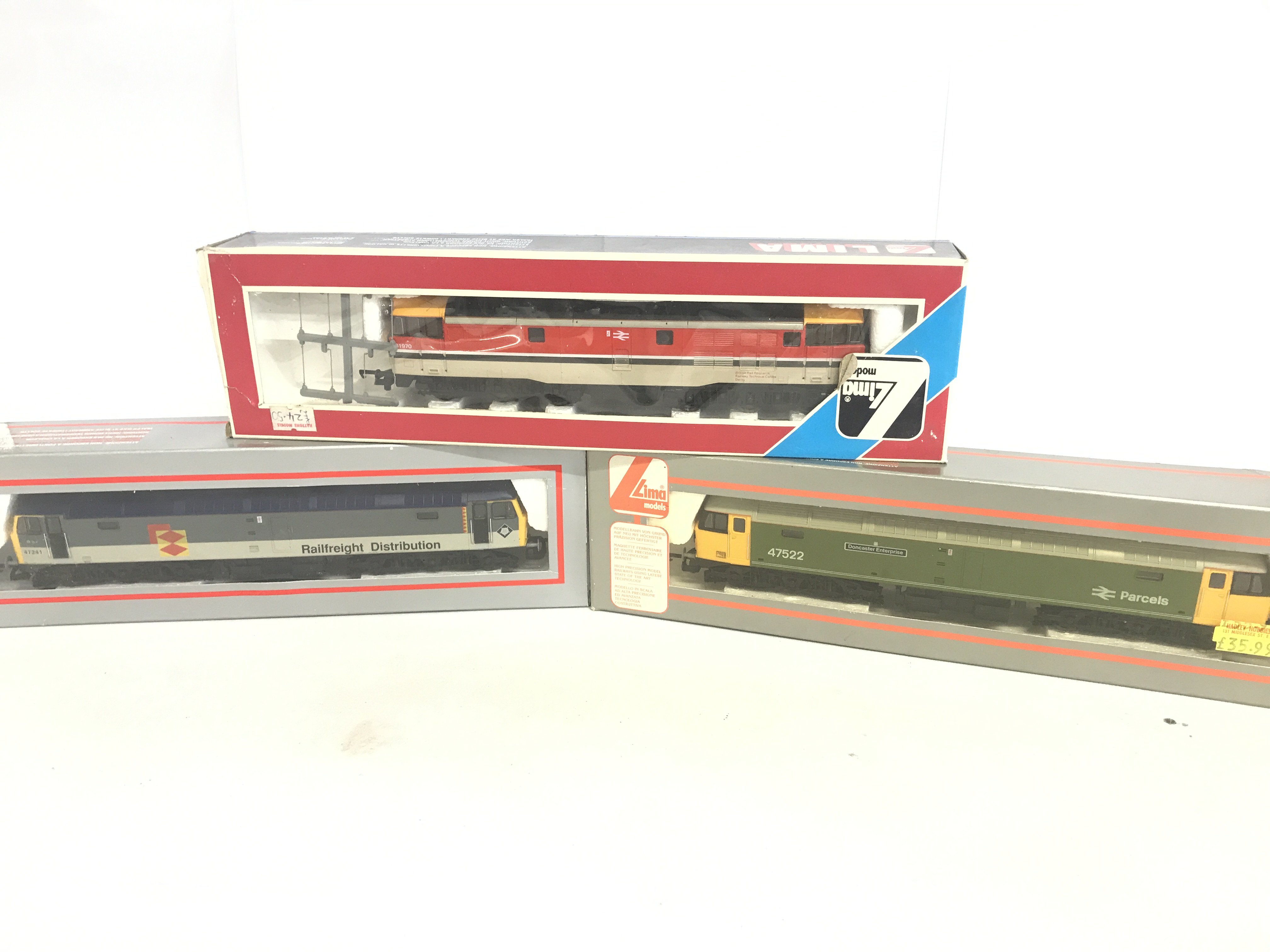 3 X Boxed Lima 00 Gauge Diesel Locomotives.