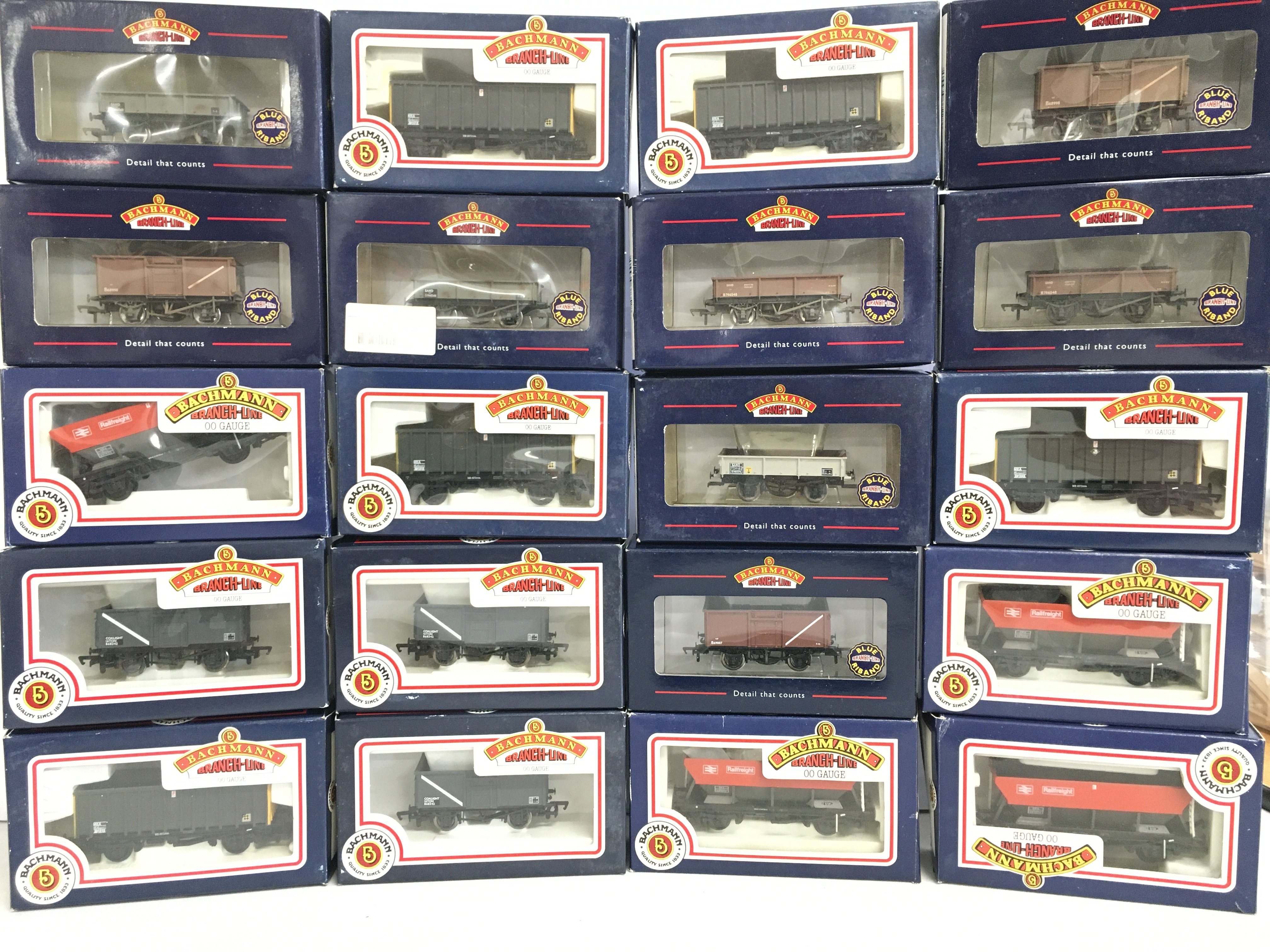 A Collection Of Boxed Bachmann 00 Gauge Rolling Stock.