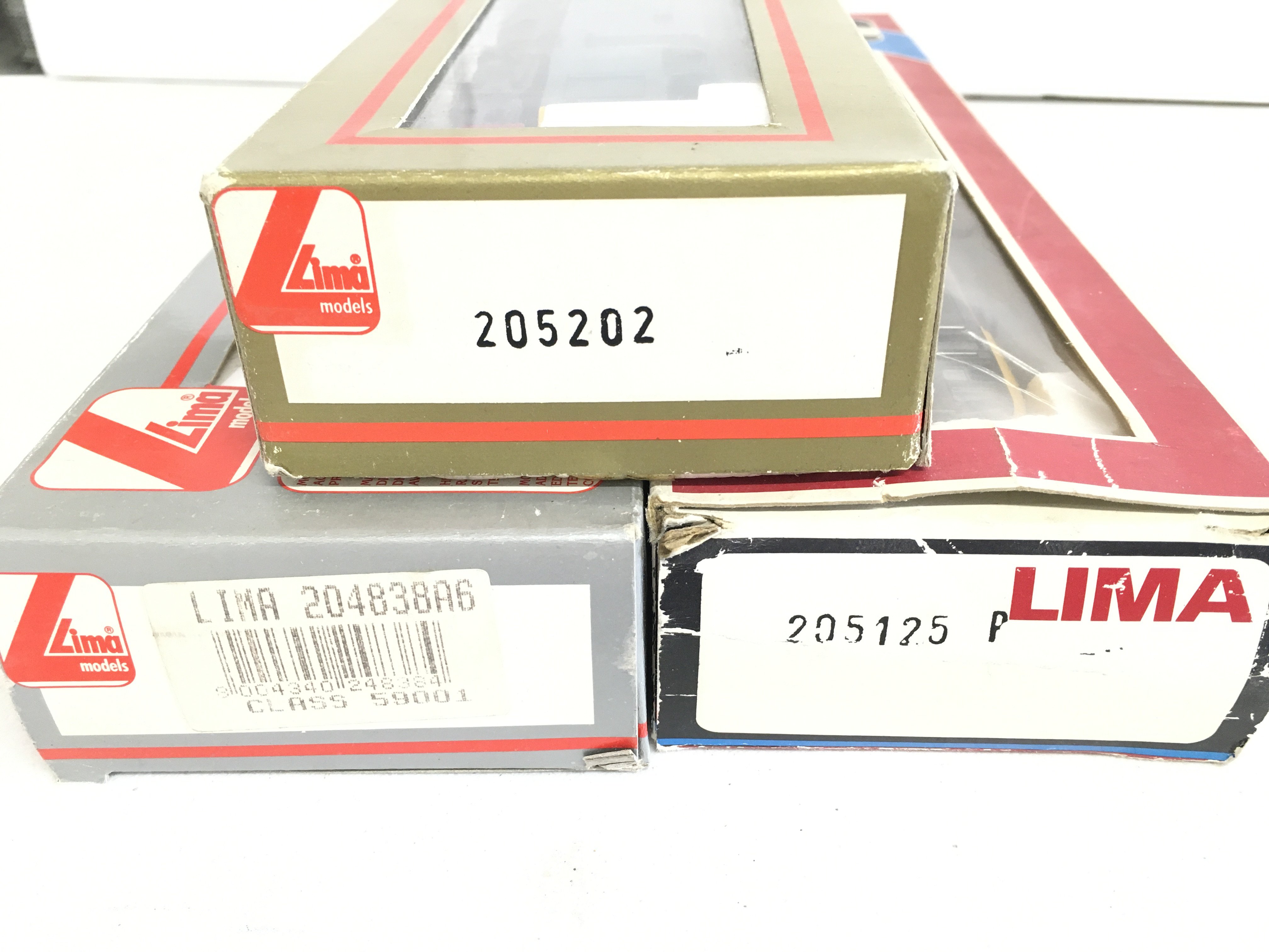 3 X Boxed Lima 00 Gauge Locomotives Including A Class 87 005 Electric Loco.