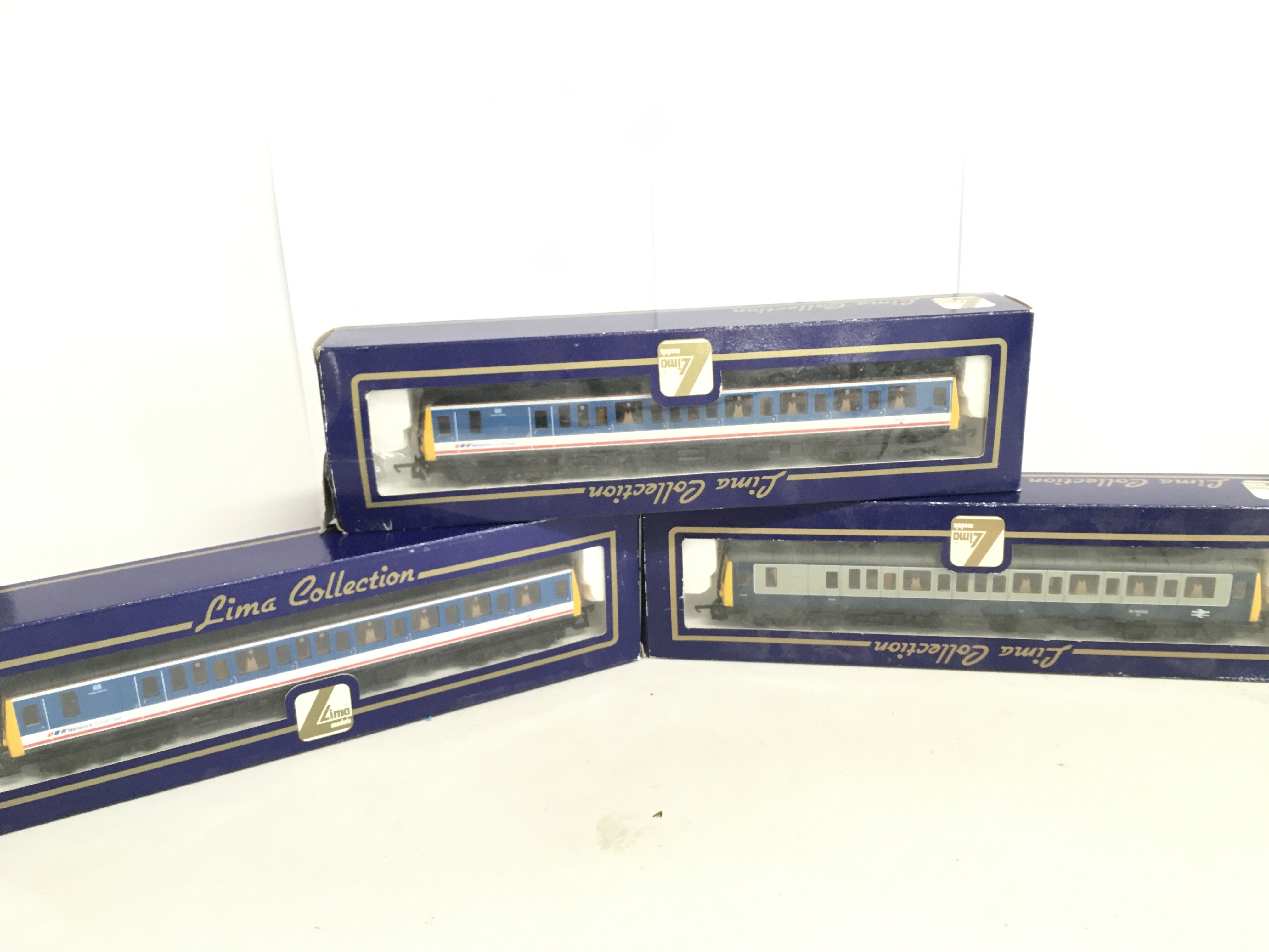 3 Boxed Lima 00 Gauge Locomotives Including 2 Class 121 Diesel Railcars NSE.