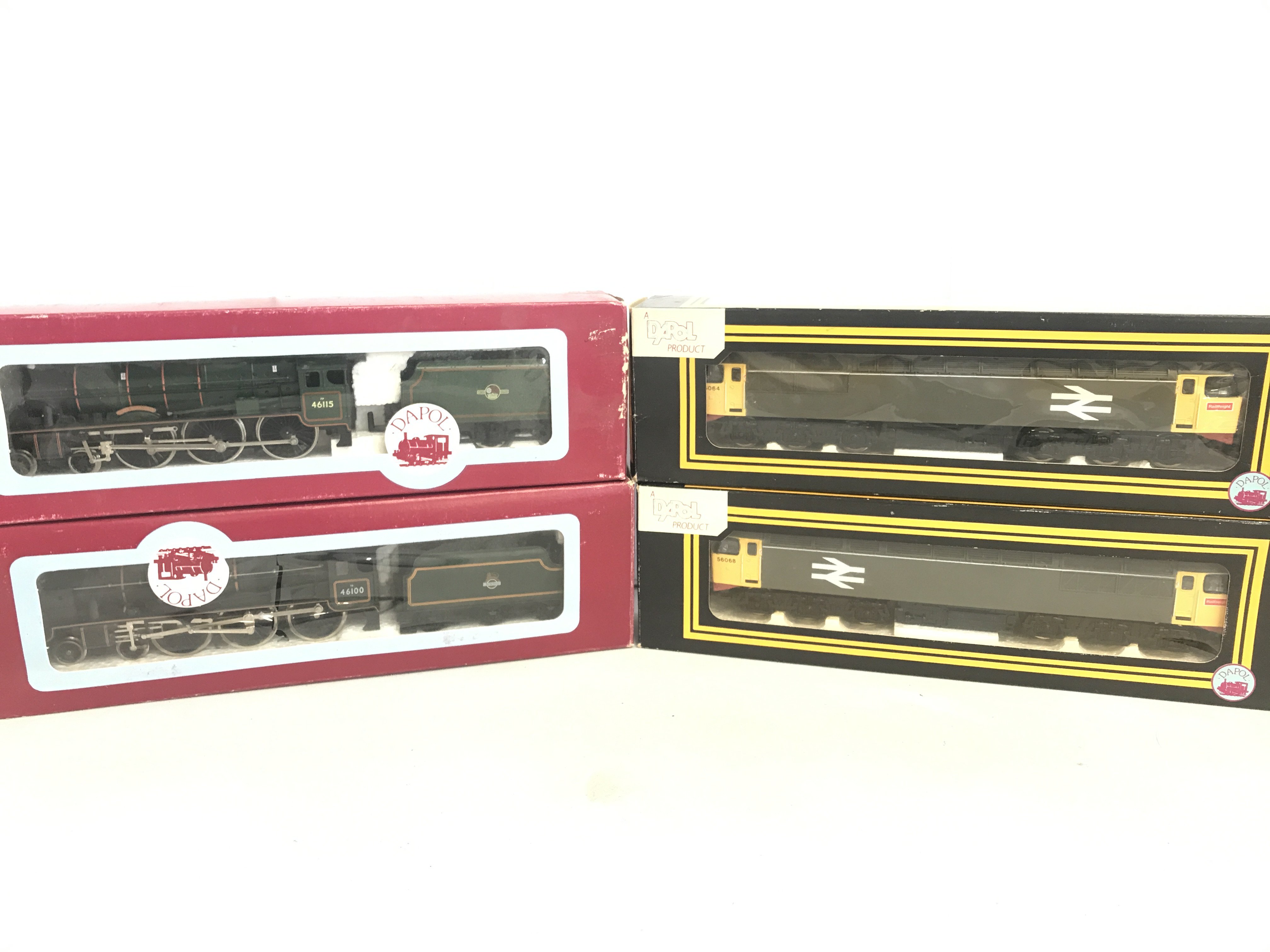 4 X Boxed Dapol 00 Gauge Locomotives. Including 2 Railfreight Engines.