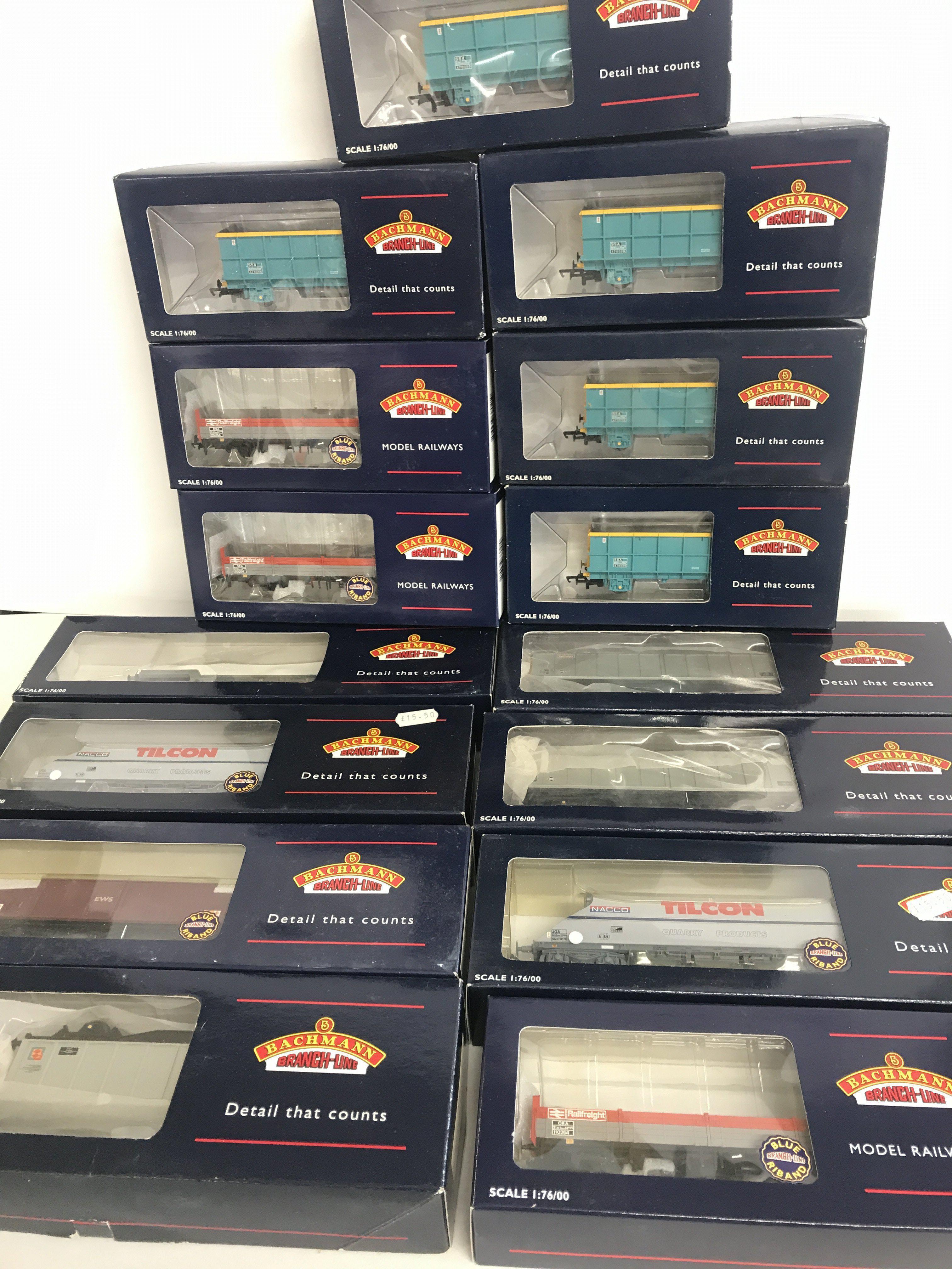 A Collection Of Boxed Bachmann 00 Gauge Rolling Stock.