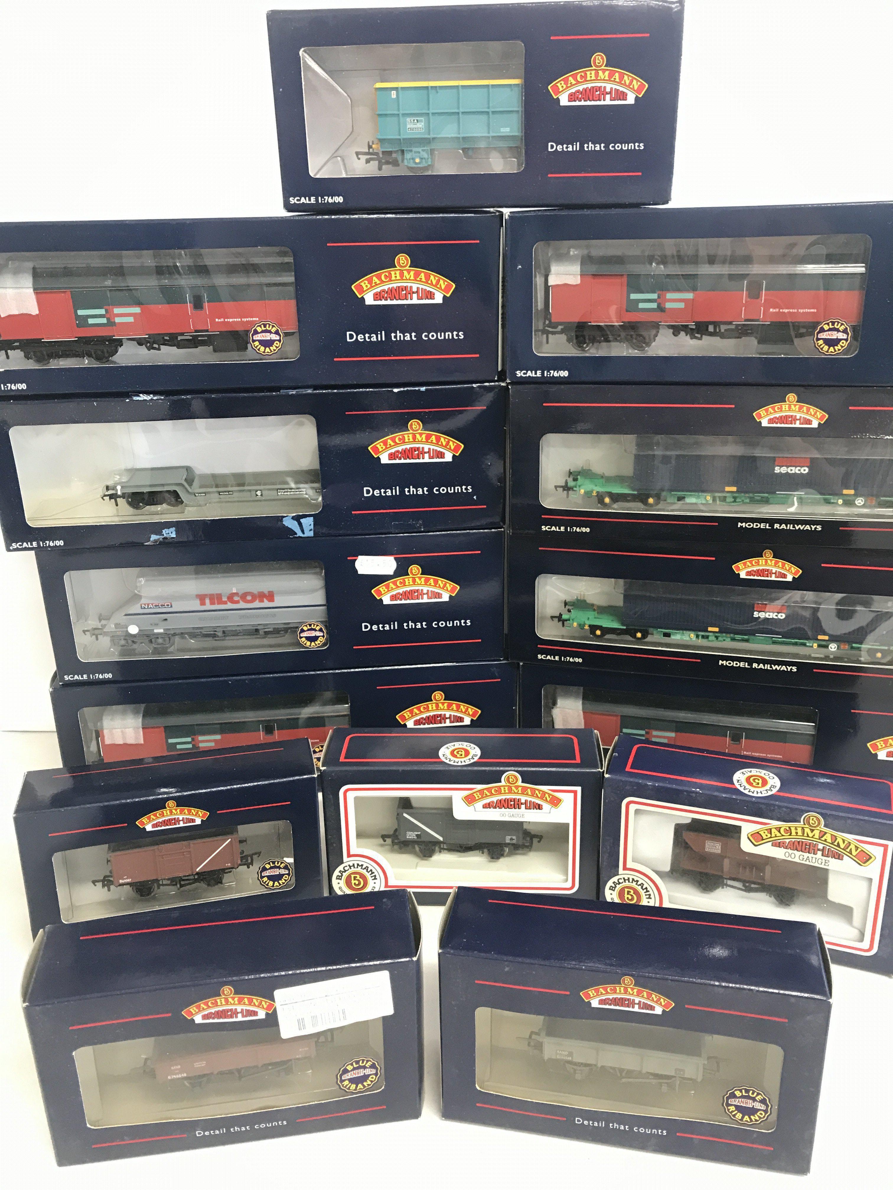 A Collection Of Boxed Bachmann 00 Gauge Rolling Stock.