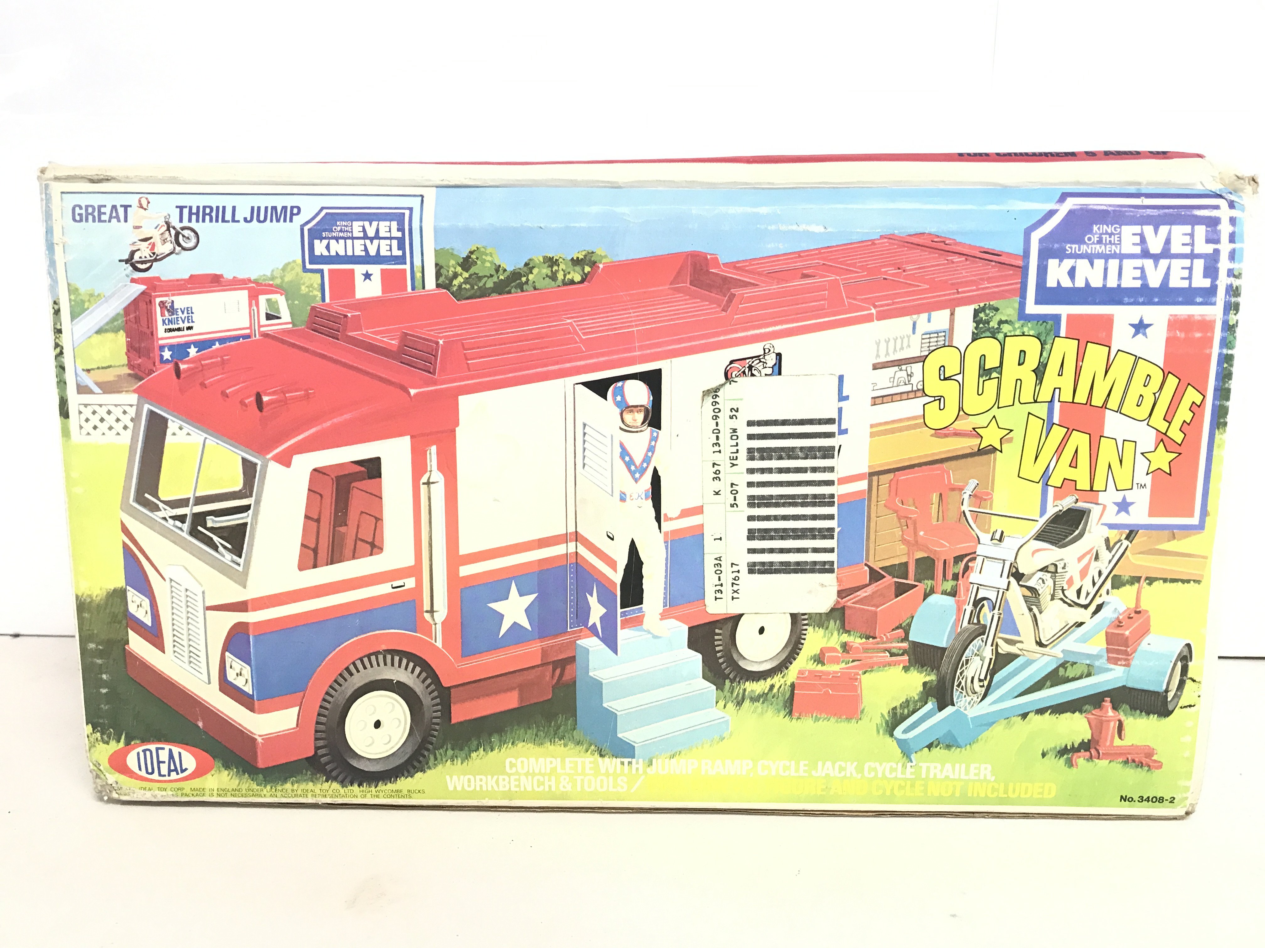 A Boxed Ideal Toys Evel Knievel Scramble Van. No Reserve.