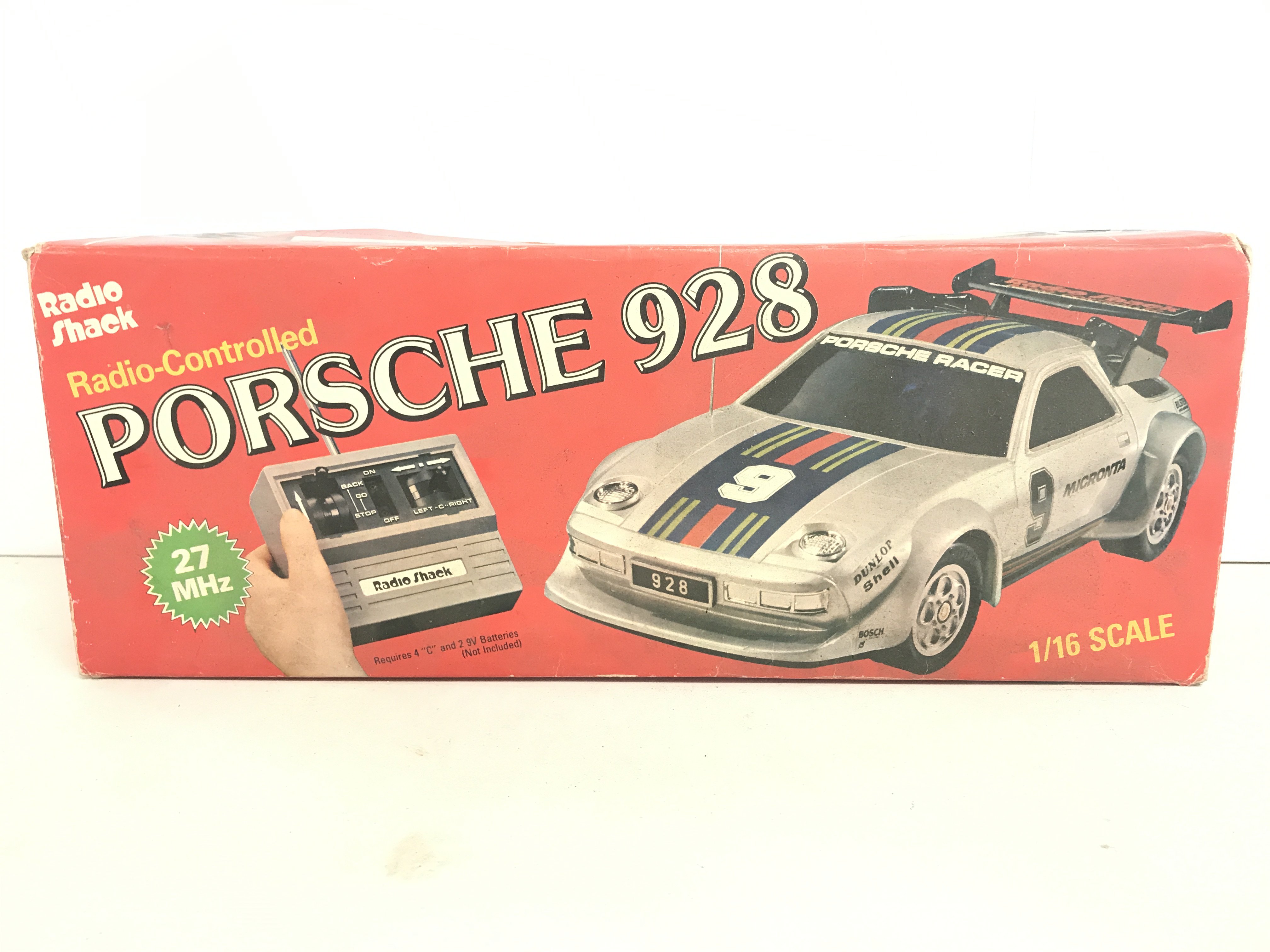 A Boxed Radio Shack Radio-Controlled Porsche 928 No Reserve.