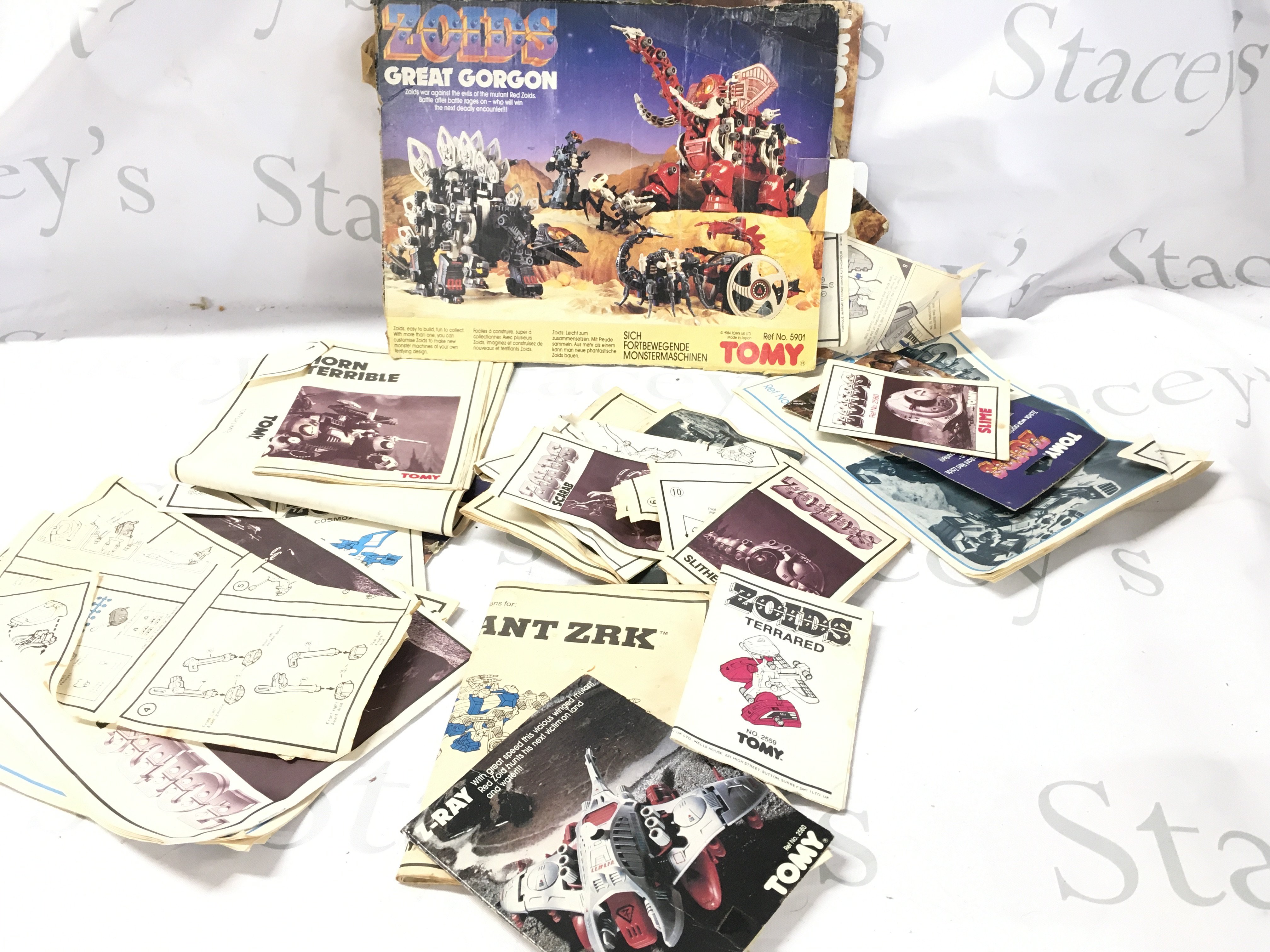 A Box Containing Zoids. all in Parts. No Reserve.