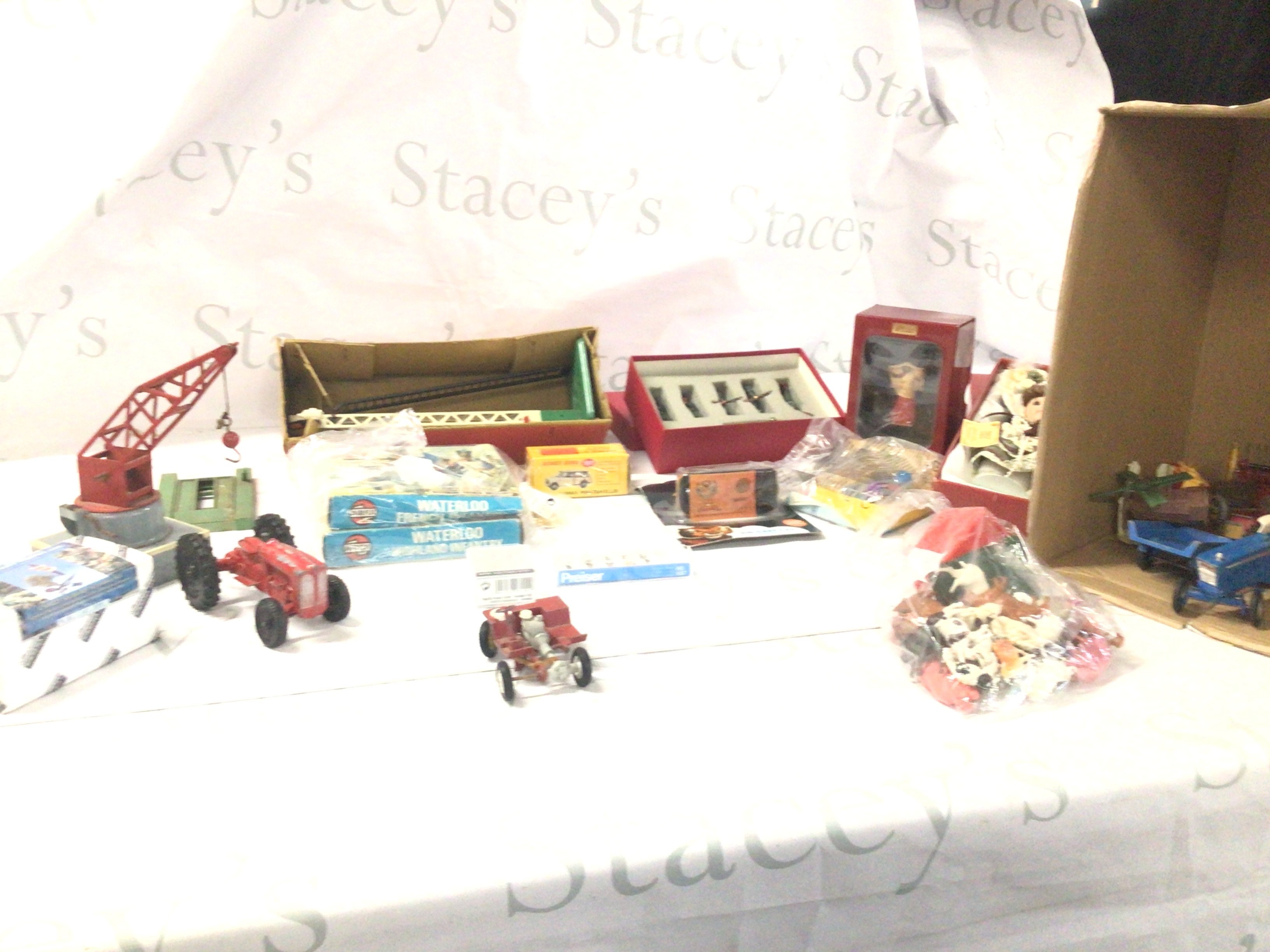 A mixed collection of toys and models by Britains..Hornby..Crescent etc.