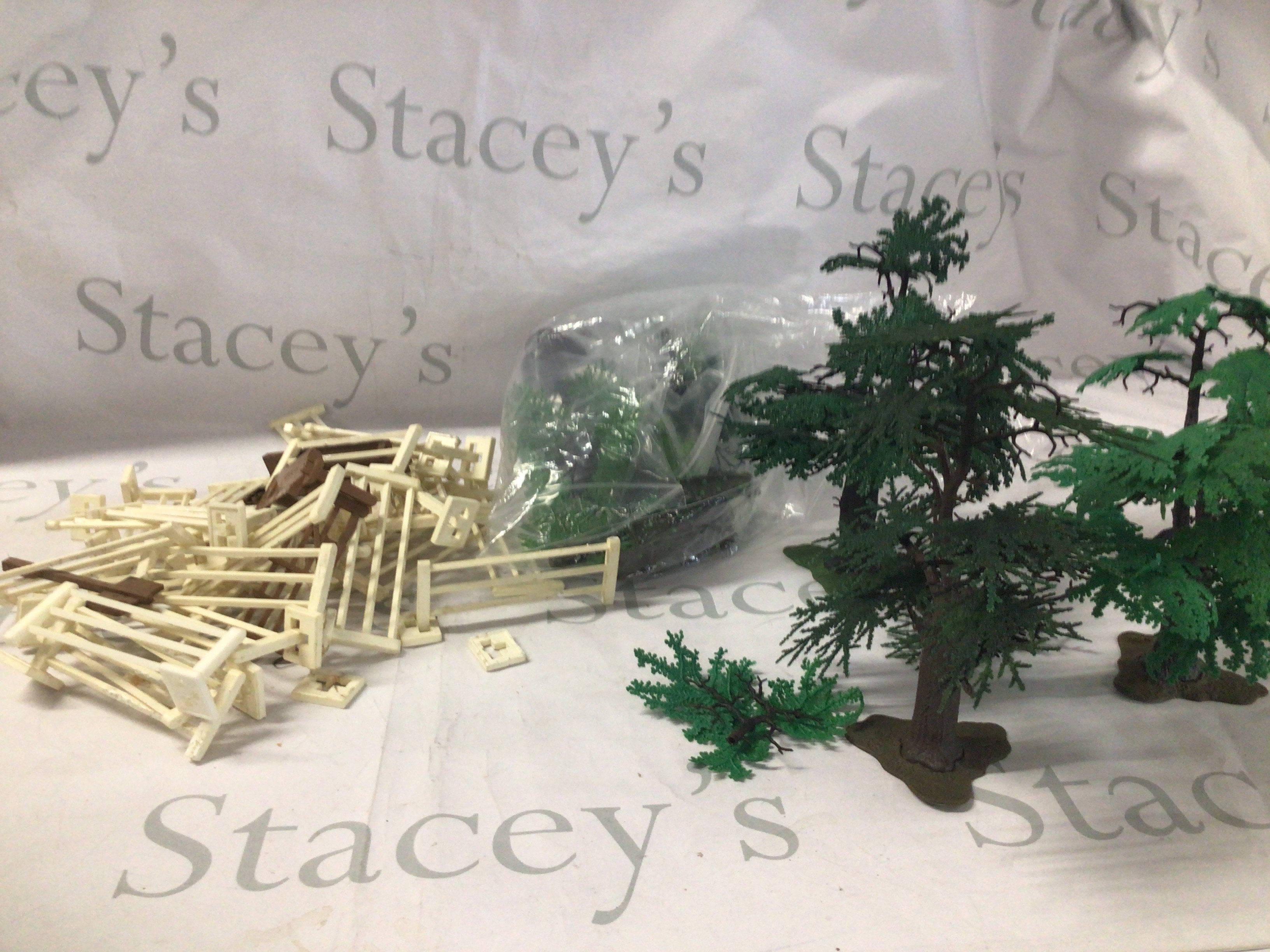Britains Herald tree series features Oak..Cedar..Beech..Willow..plus others also includes hedges and fencing.