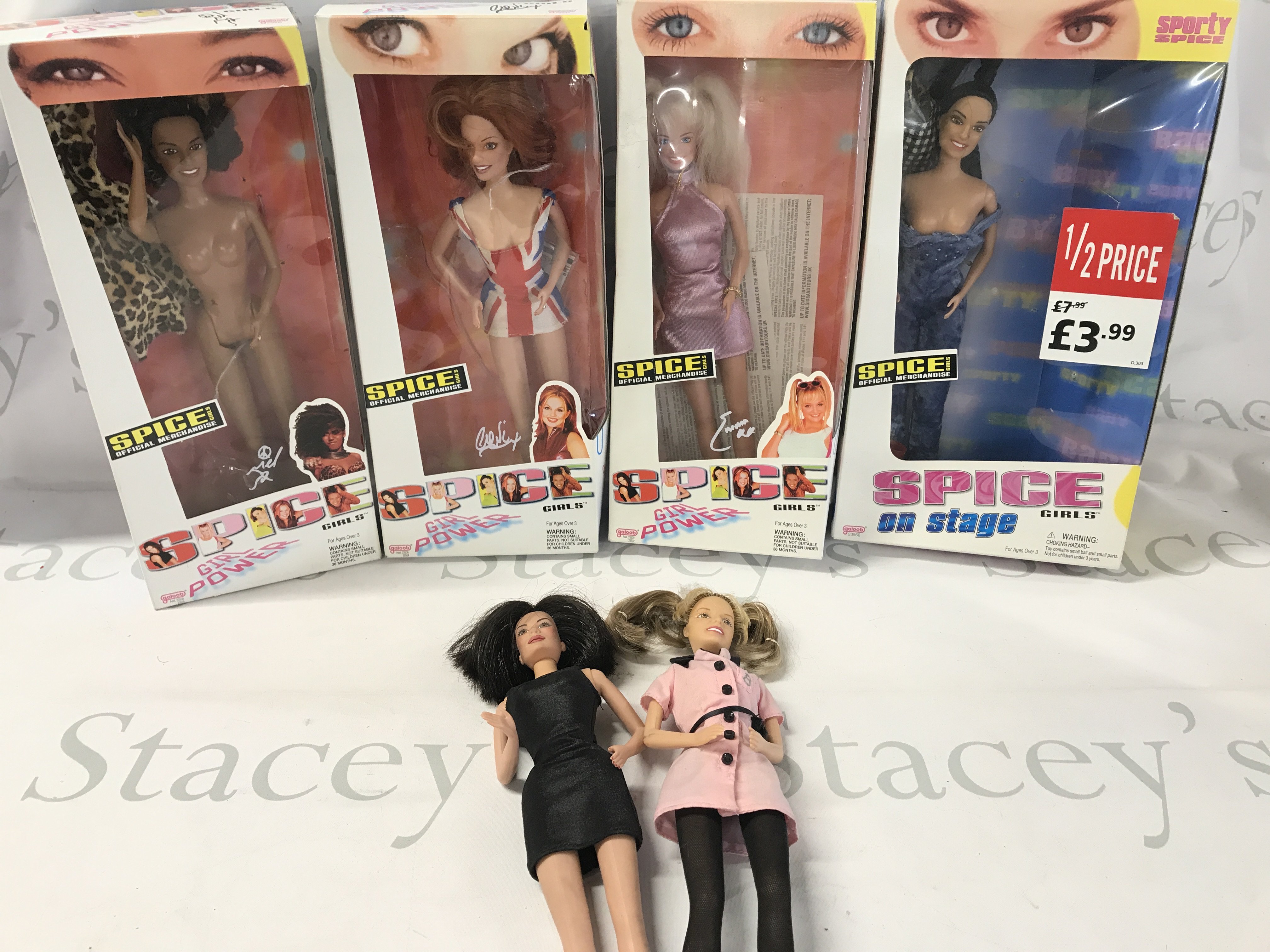 A Set Of Boxed And Loose Spice Girls Dolls. No Reserve.