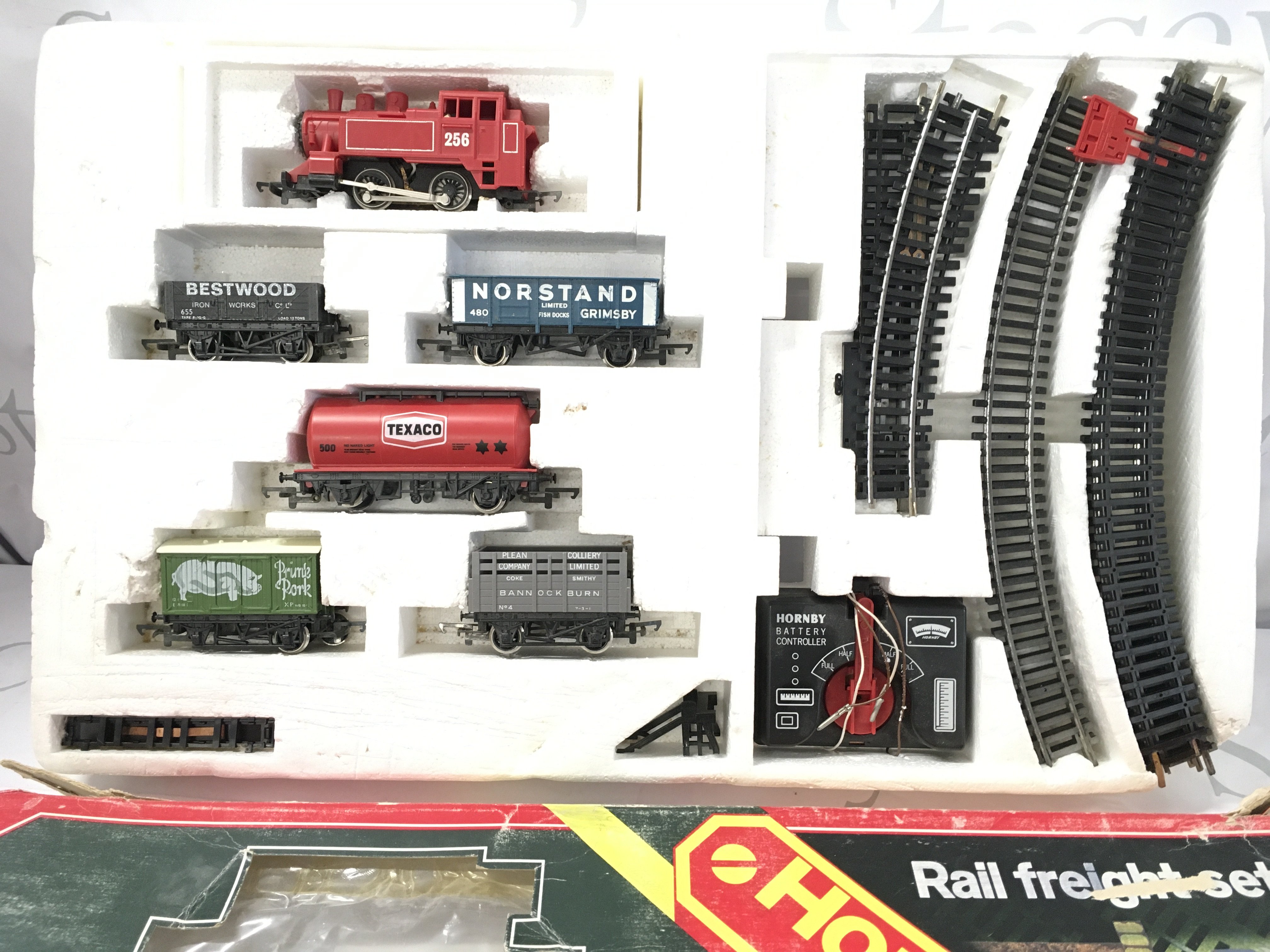 A Boxed Hornby 00 Gauge Rail Freight Set. No Reserve.