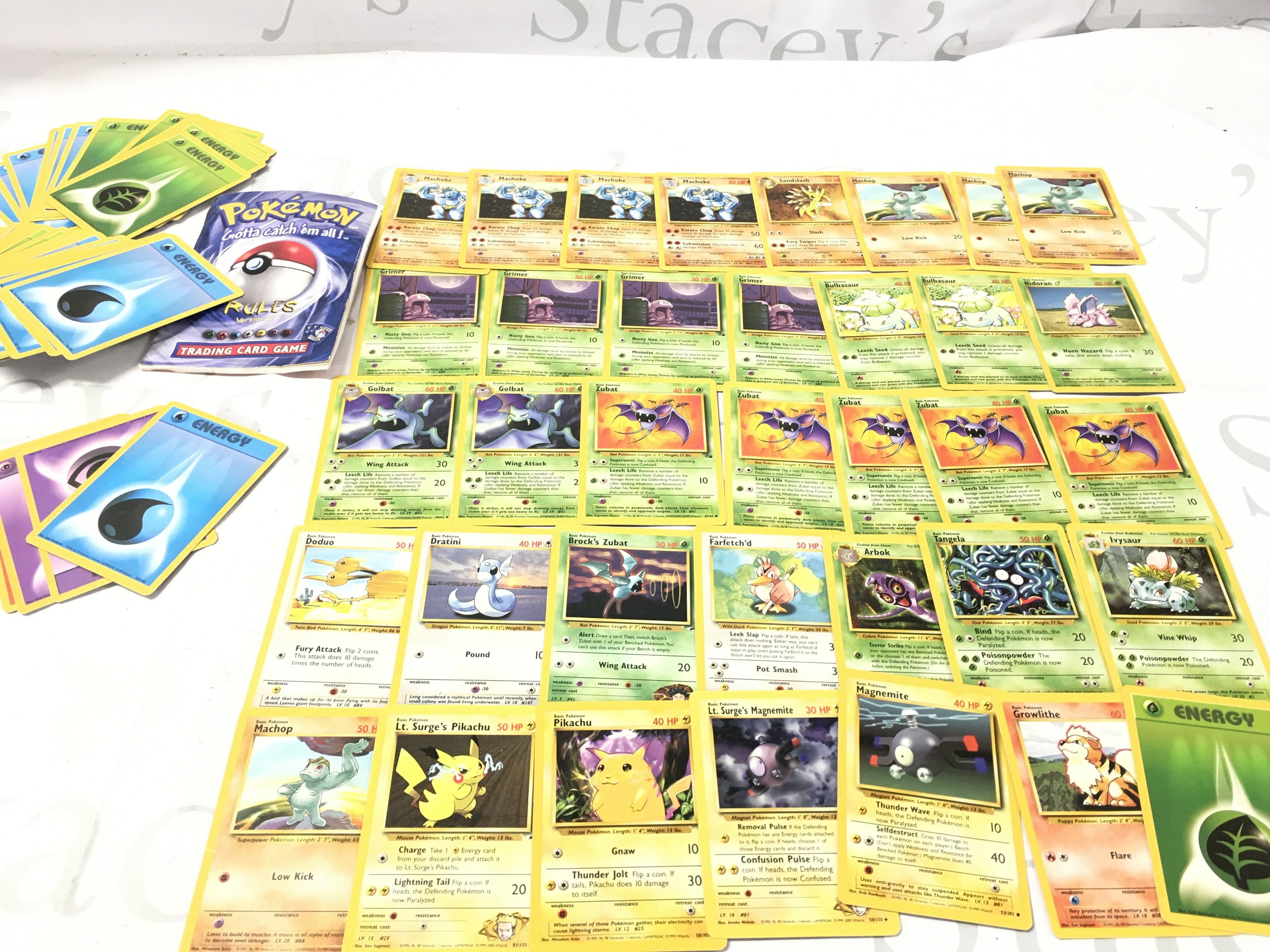A Collection of Vintage Pokemon Cards.