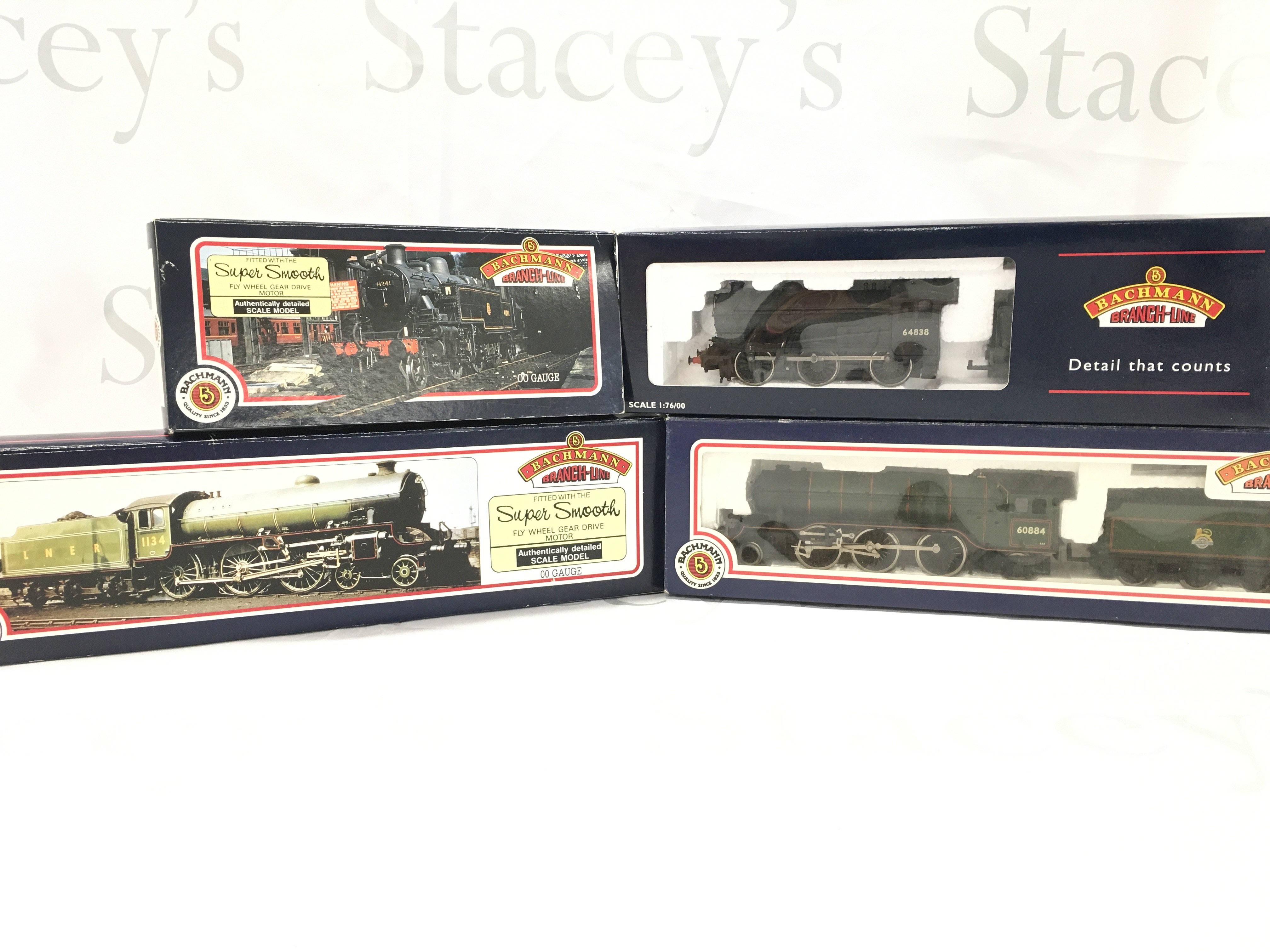 4 X Boxed Bachmann 00 Gauge Locomotives.