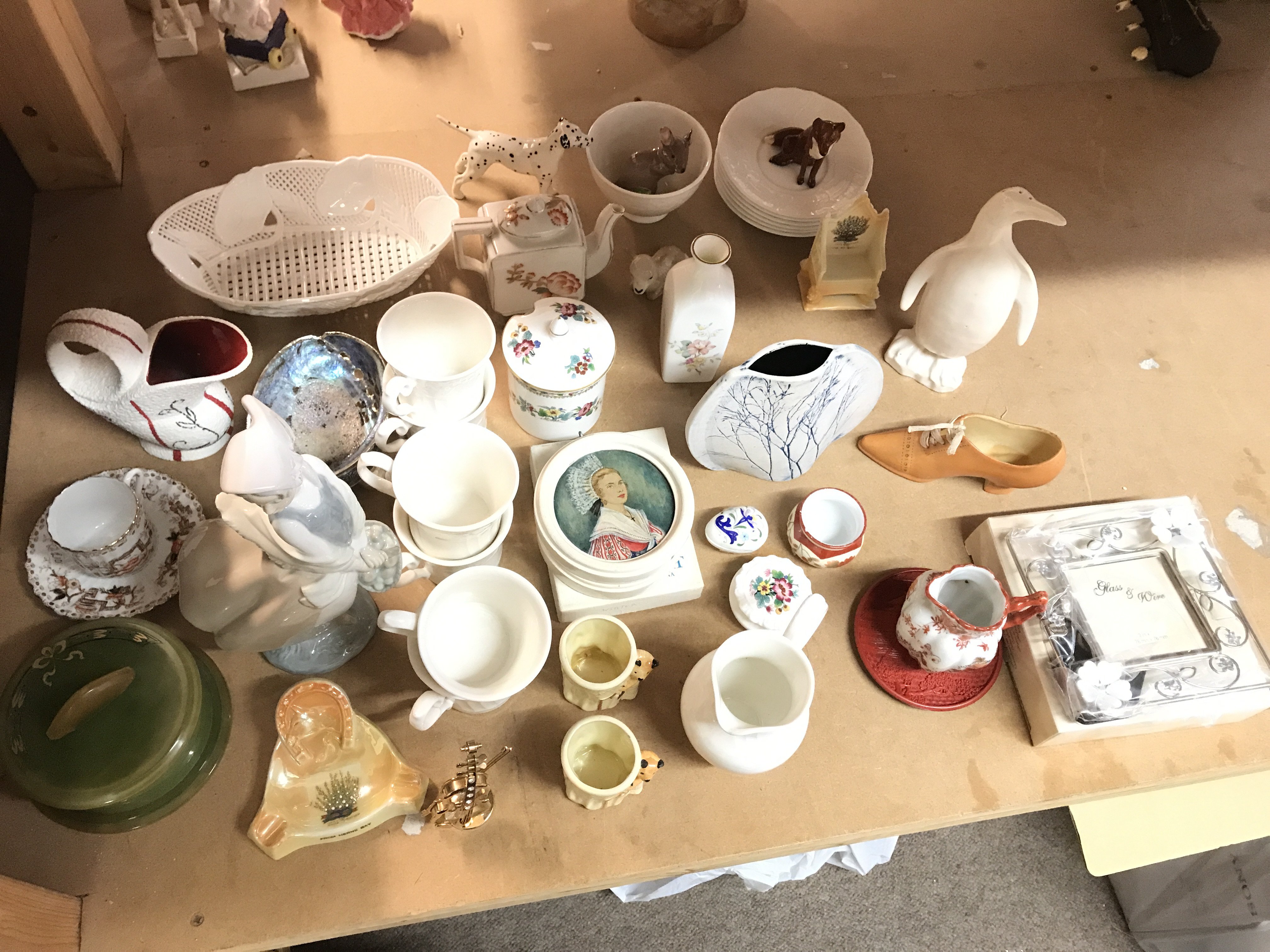 A Collection of ceramics including Royal Doulton, Beswick, Coalport etc