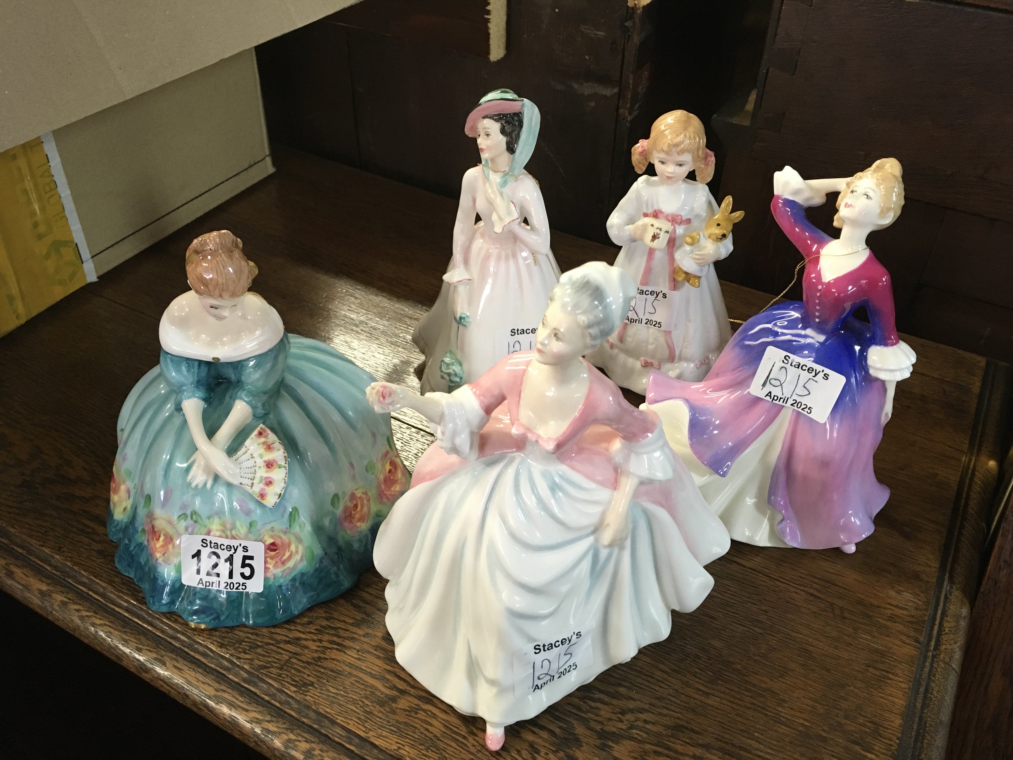 A Collection of Five Royal Doulton figures and oddments various.