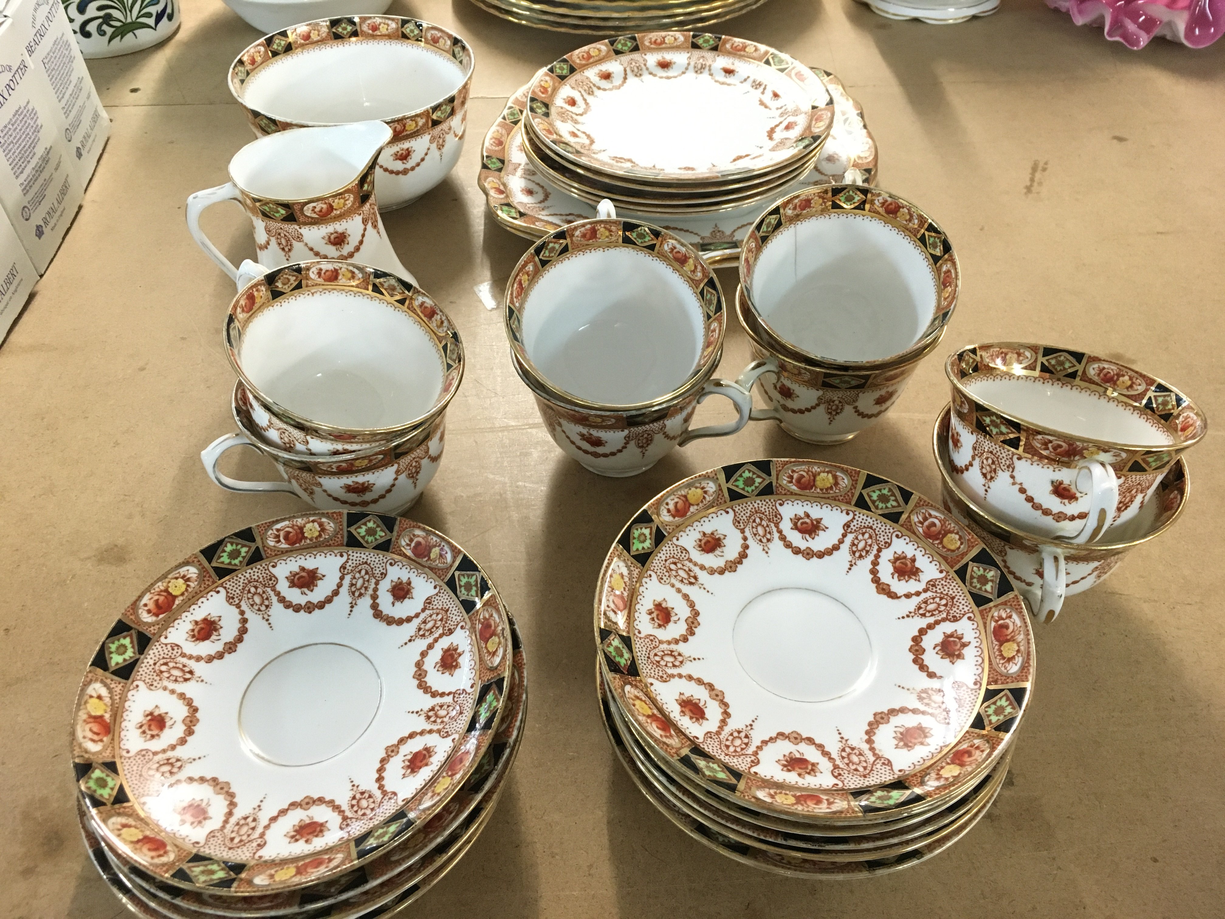 A Vintage Royal Albert part tea set.
