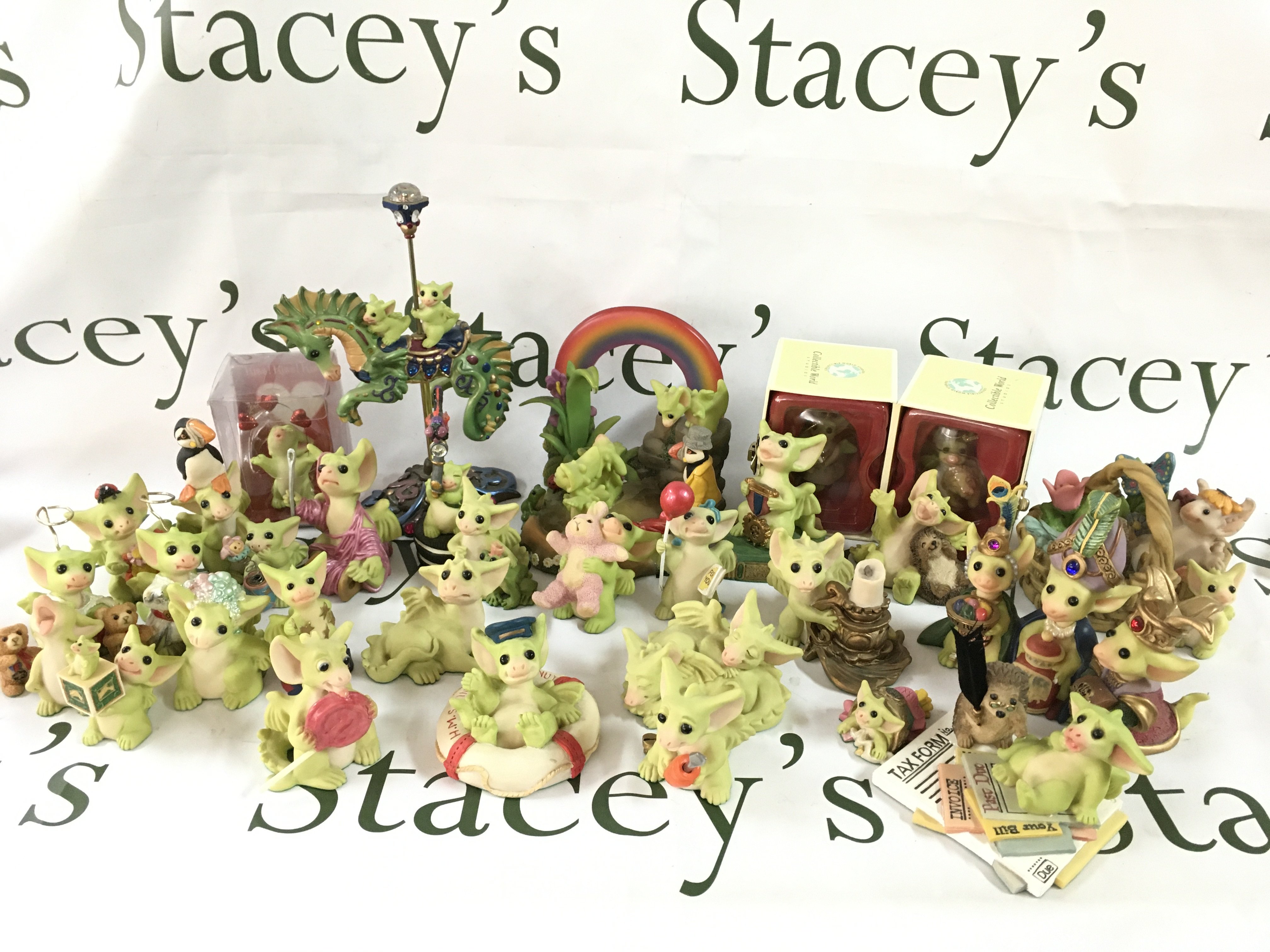 A Large Collection of Pocket Dragons figures , this lot cannot be posted