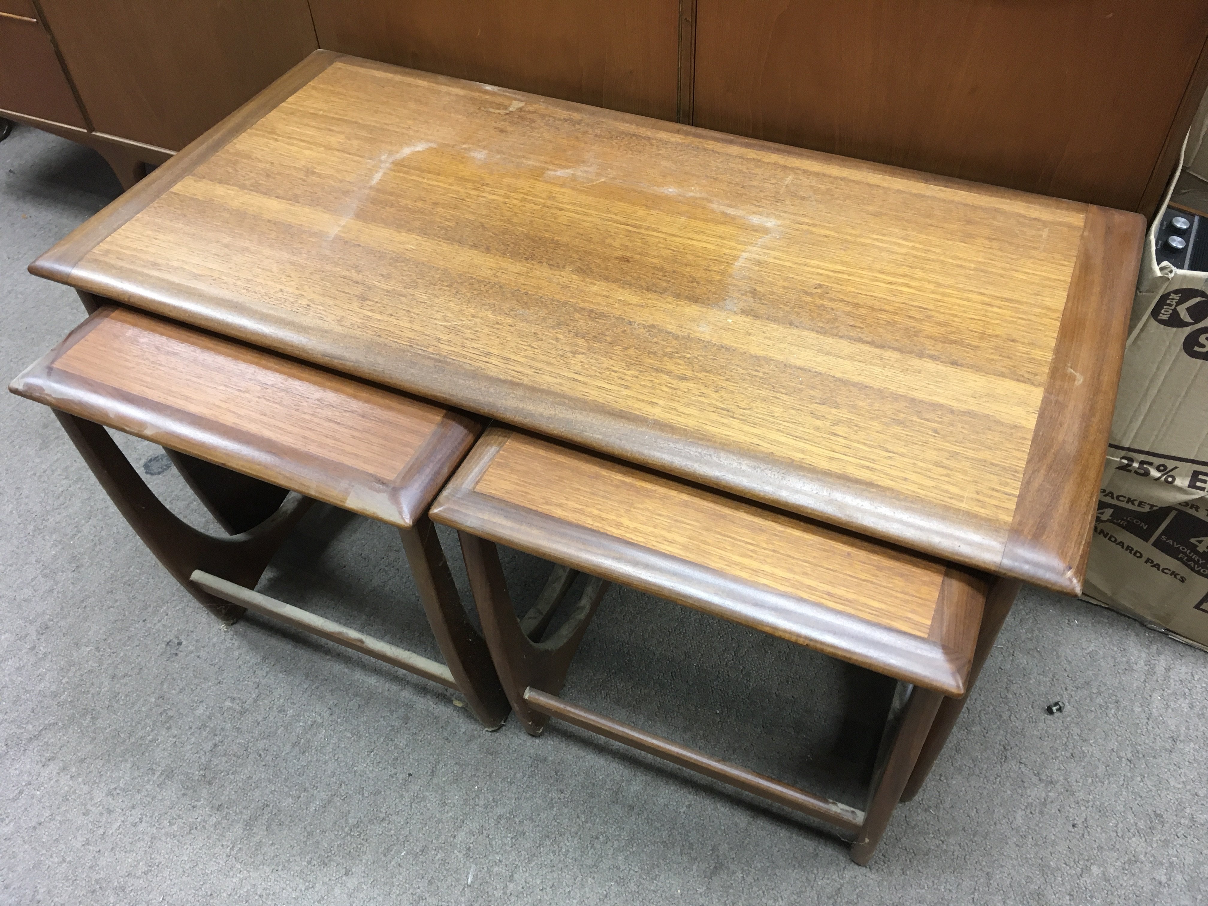 A nest of G plan tables .