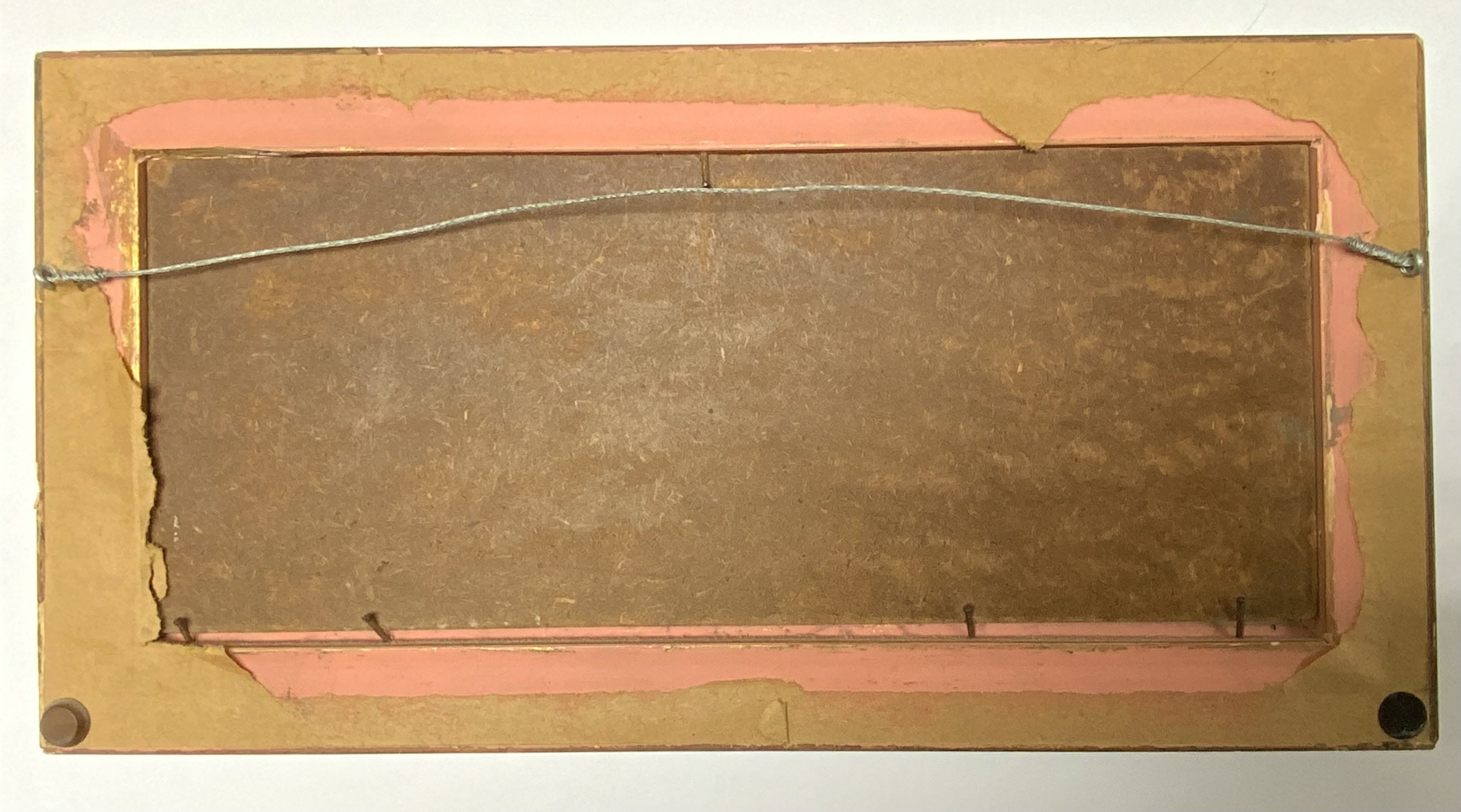 Konstantin Korovin, (Konstantine Alexevitch Korowin), Russian 1861-1939, French landscape and figures scene. Board size 30cm x 13cm mounted within a gilt frame.