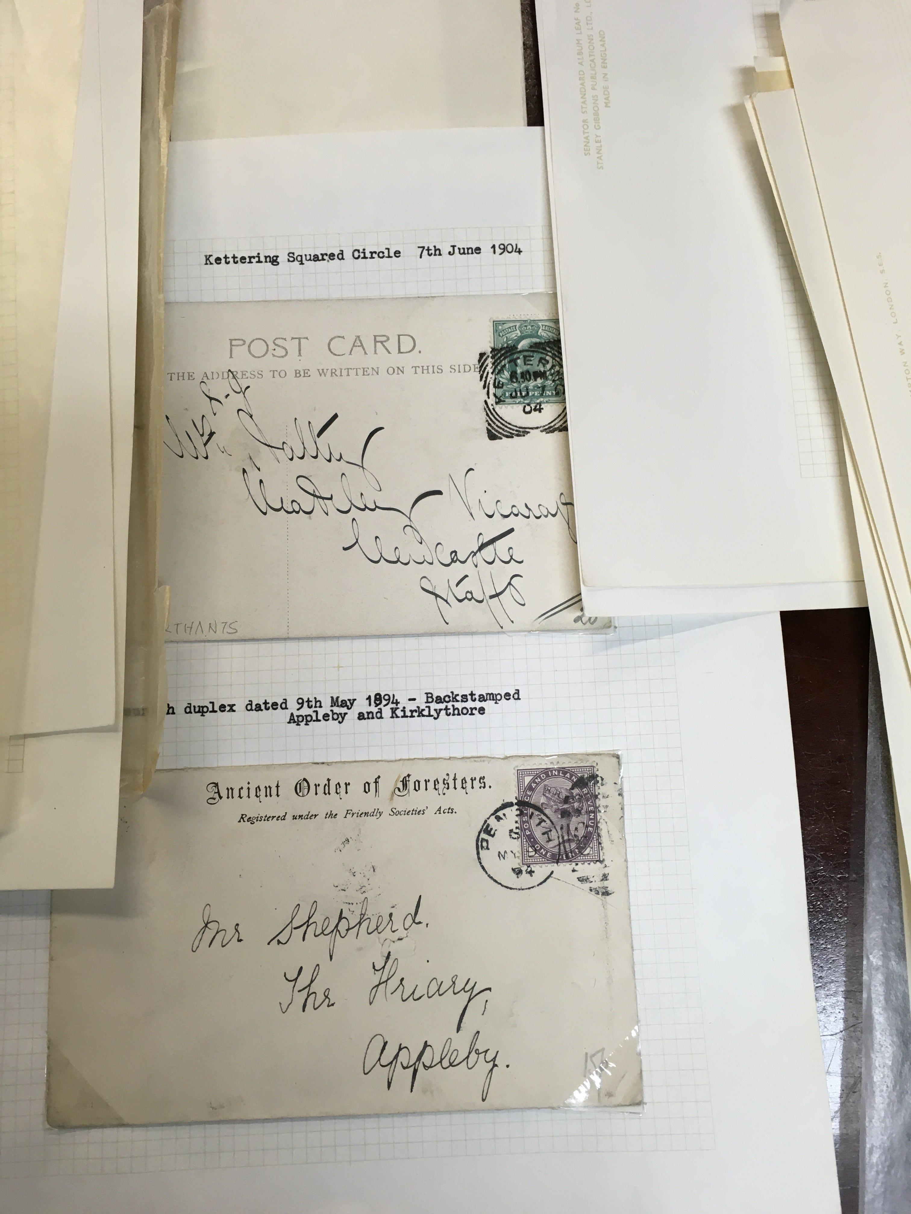 A Collection of postal history.