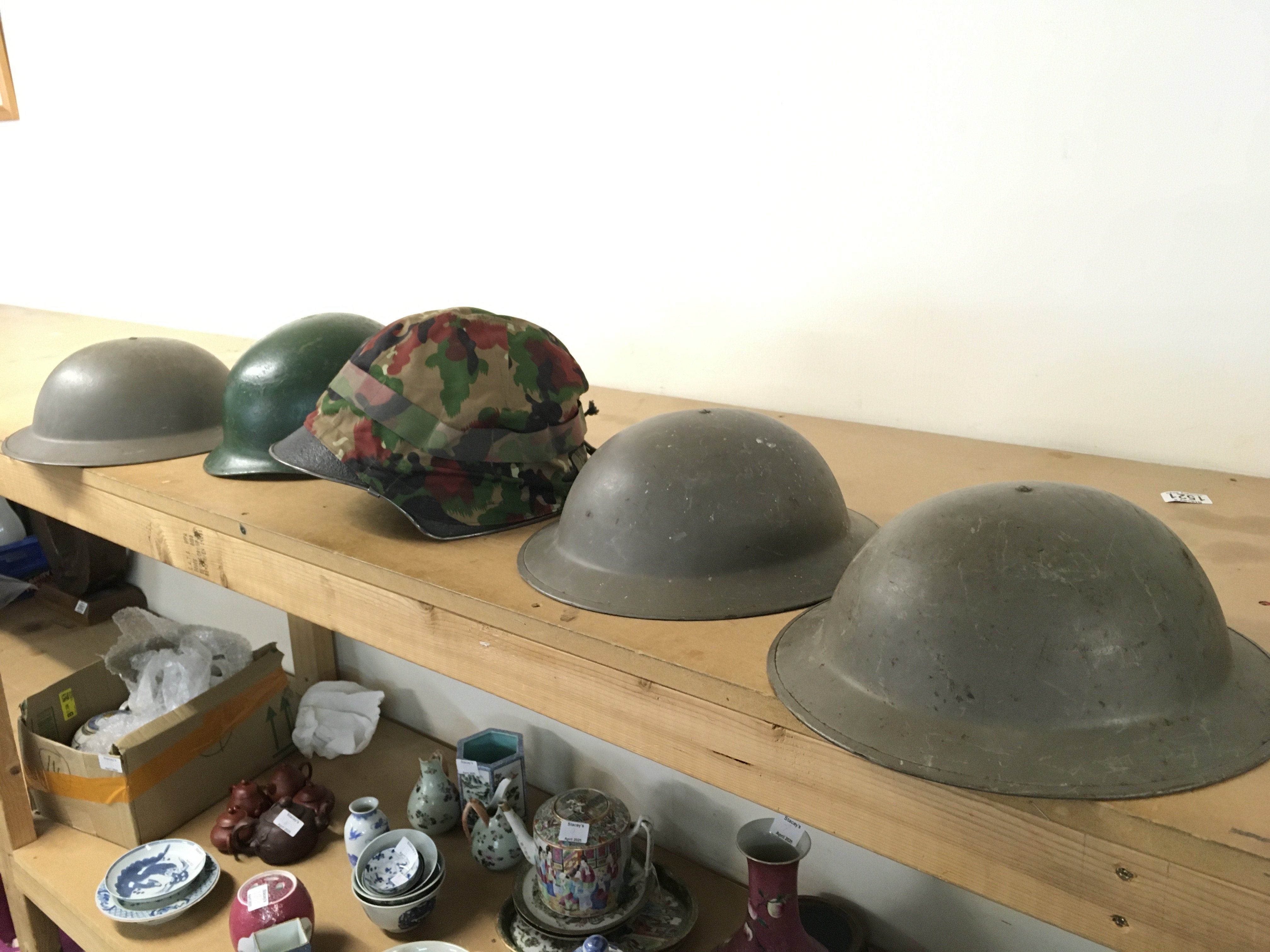 Helmets including Dutch helmets, Swiss helmet etc . Postage category C