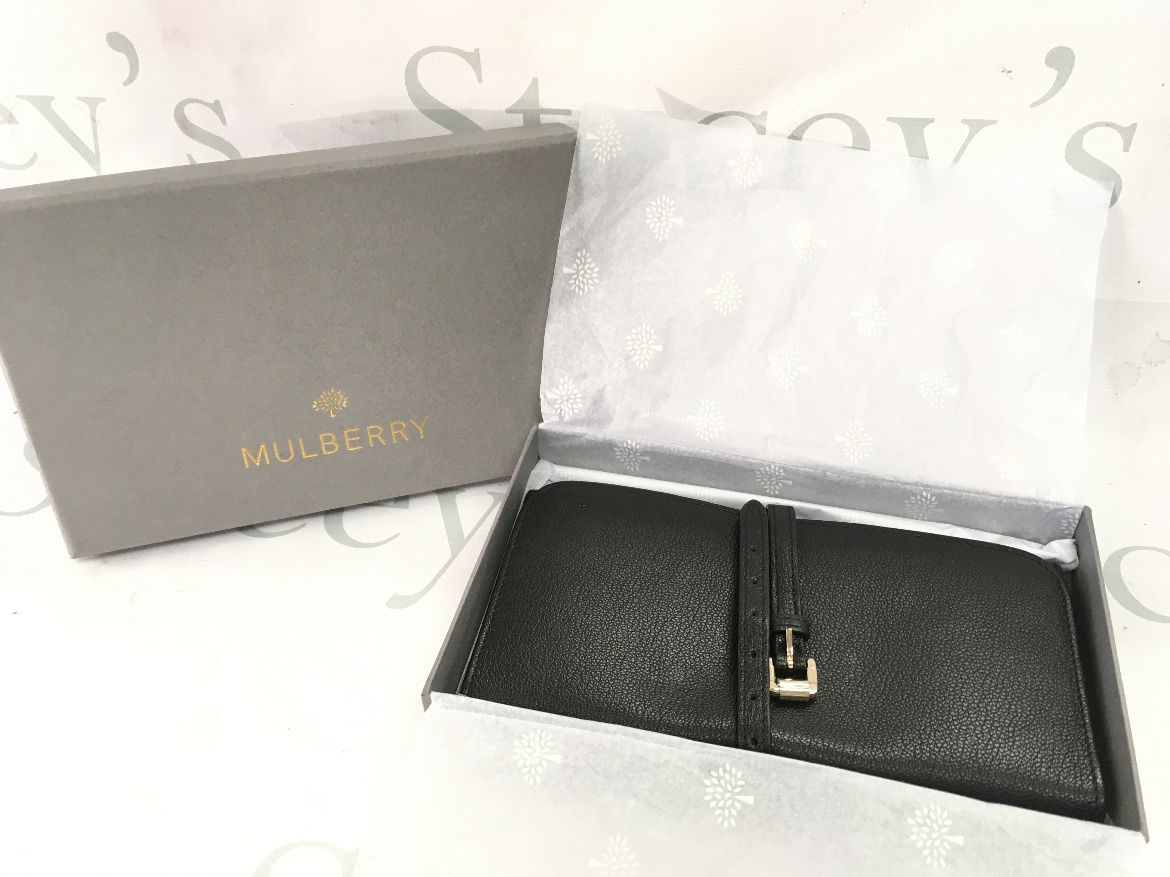 A boxed as new Mulberry jewellery roll. Postage category B
