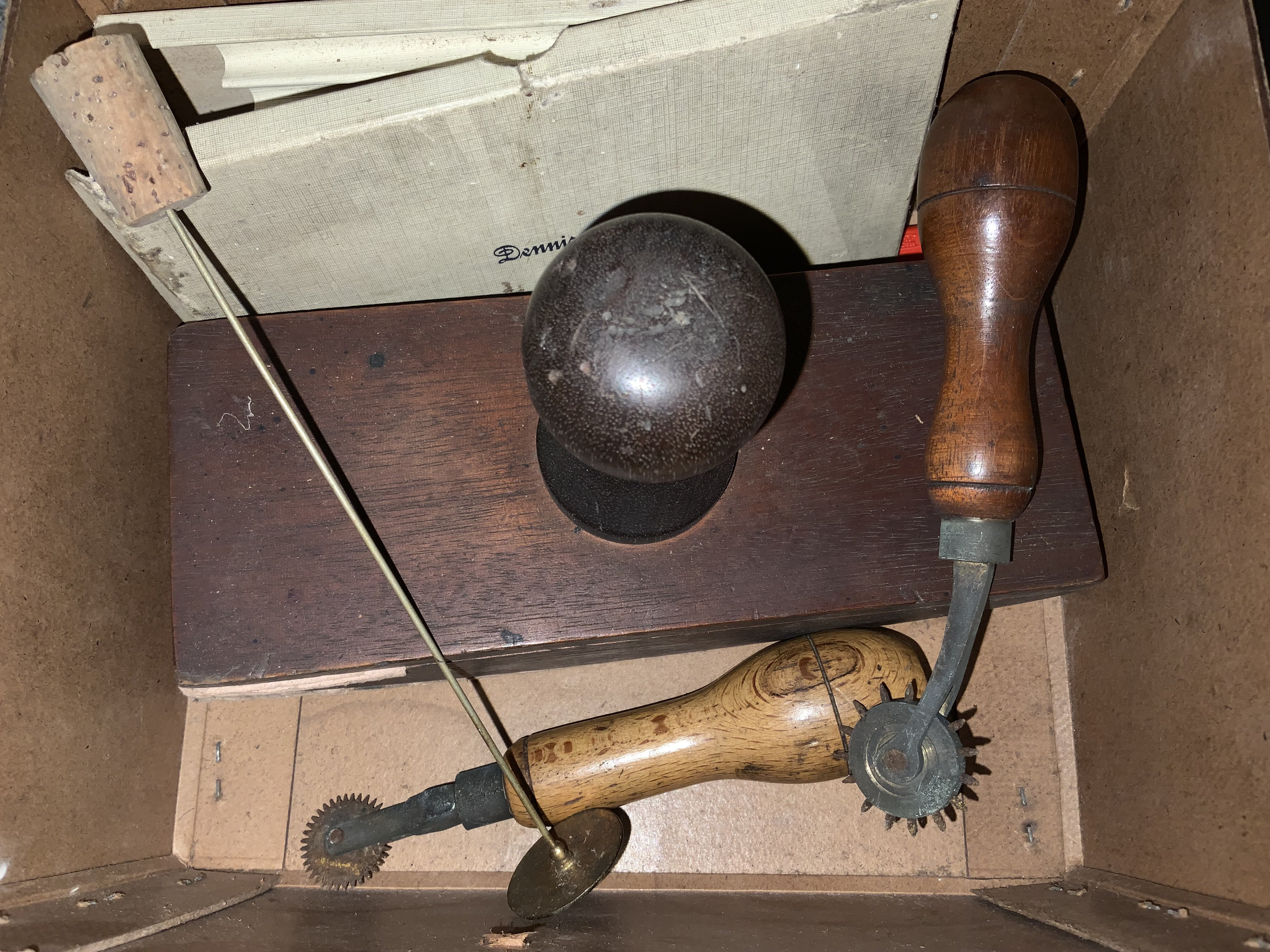 A small selection of wax and desk items.