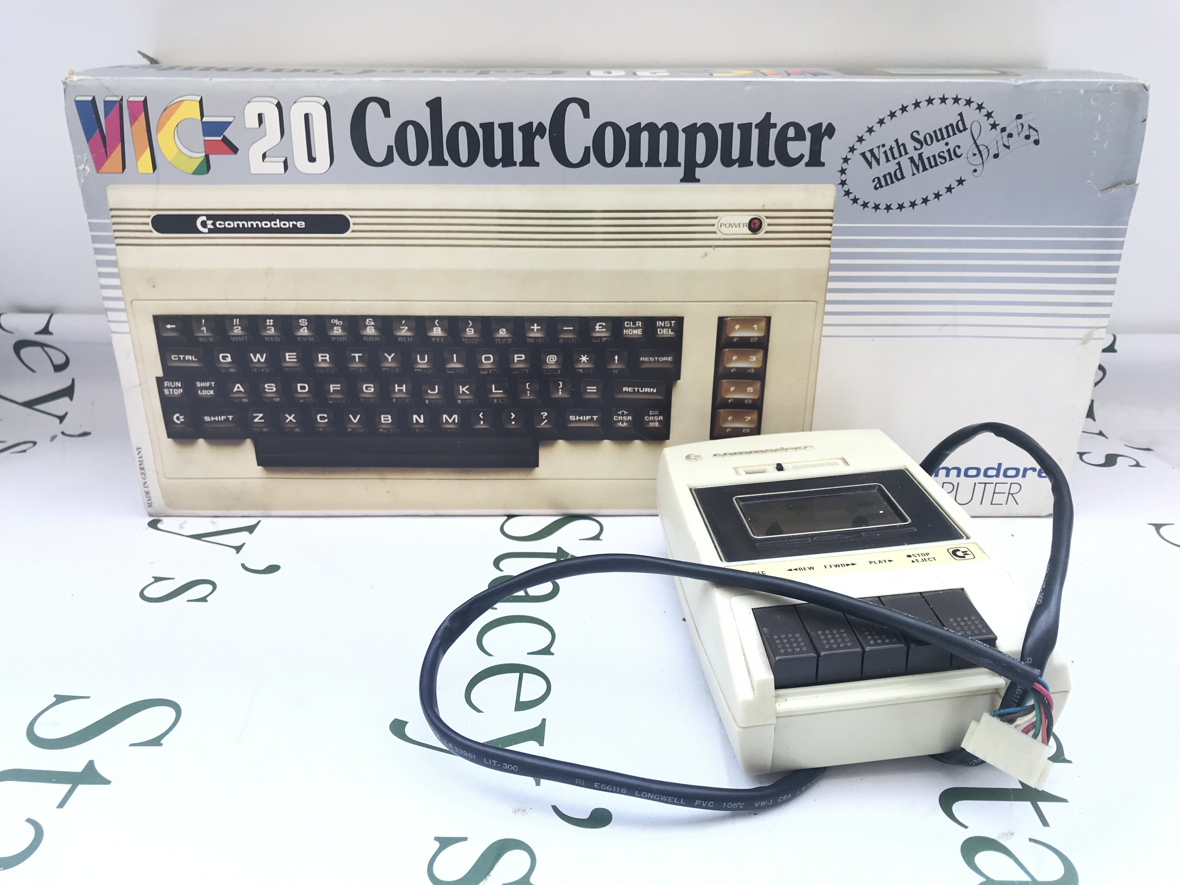 A Boxed Commodore Vic-20 With Cassette Player. No Reserve.