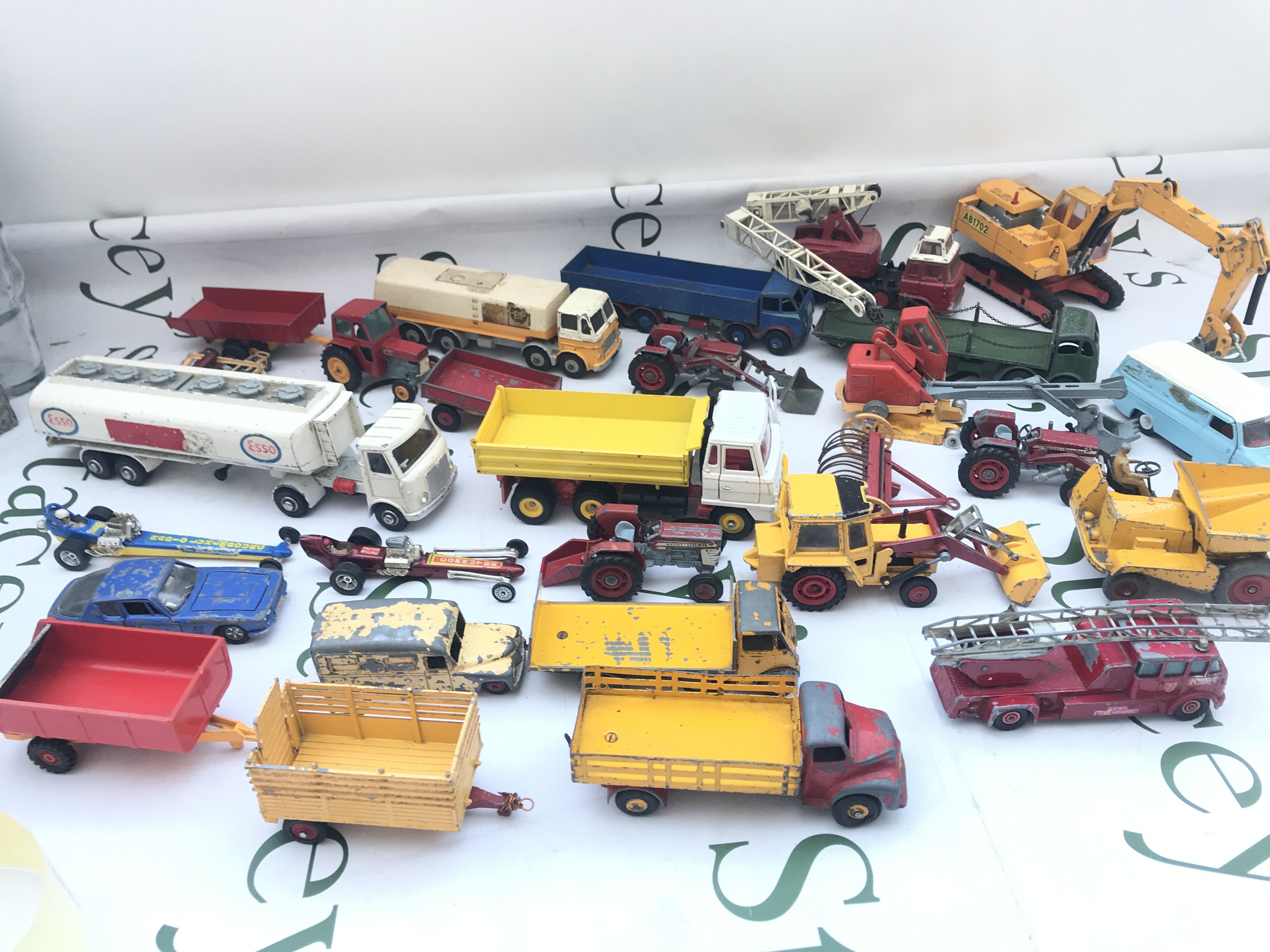 A Collection Of Playworn Diecast Including Dinky. Matchbox.Corgi. No Reserve.
