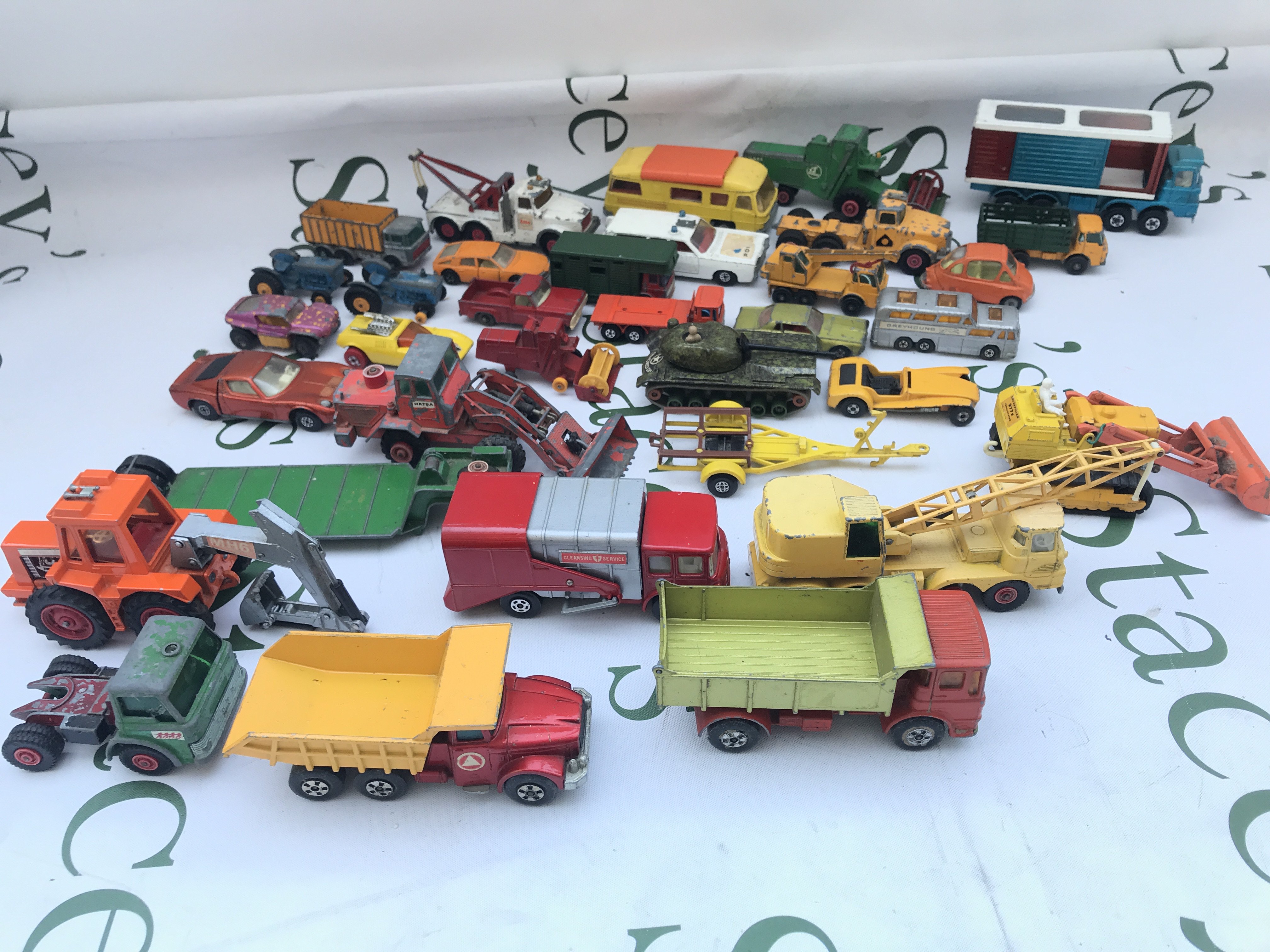 A Collection of Playworn Matchbox Diecast (3). No Reserve.