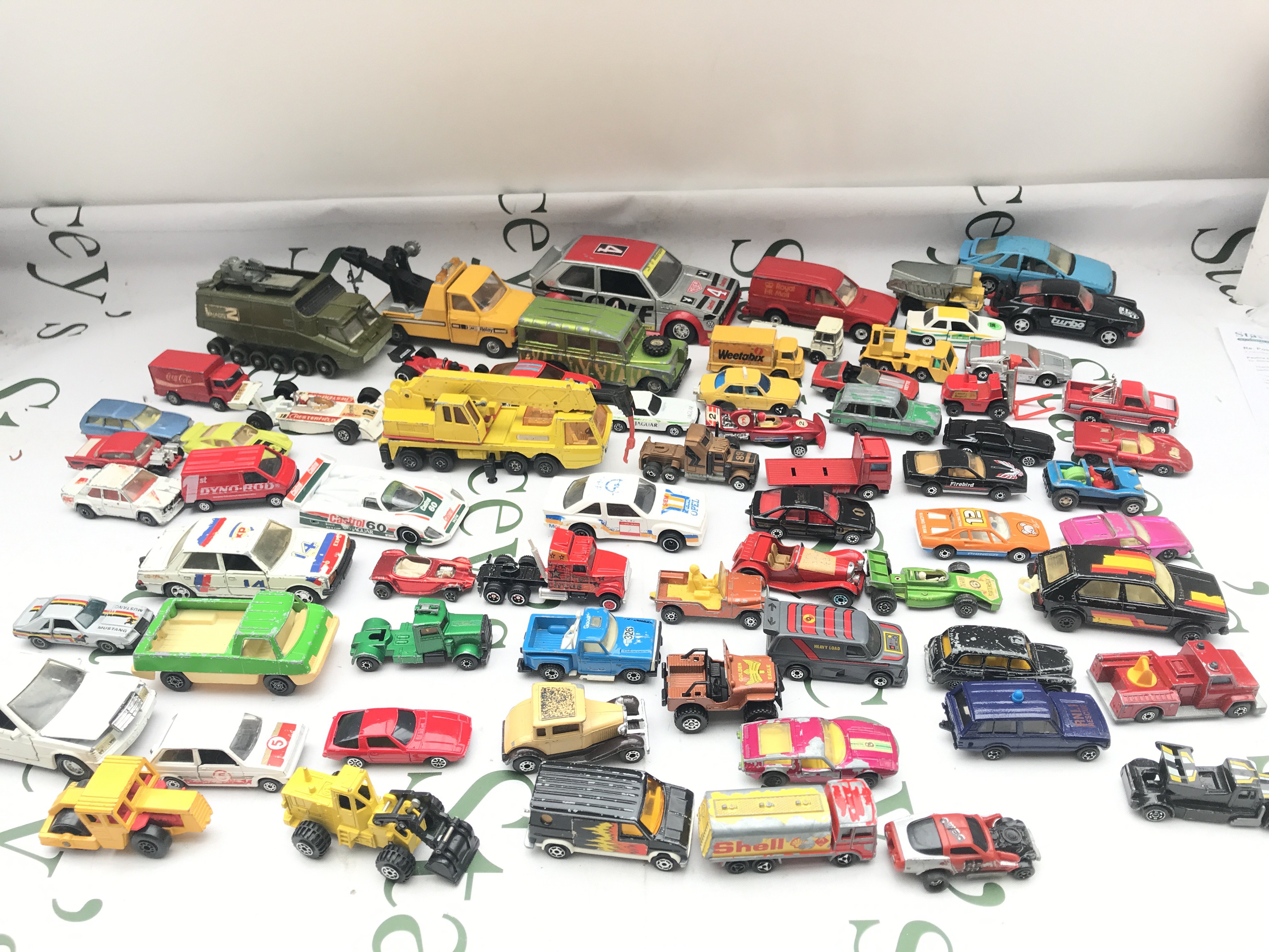 A Collection Of Playworn Diecast Including Matchbox. Corgi. Dinky etc. No Reserve.