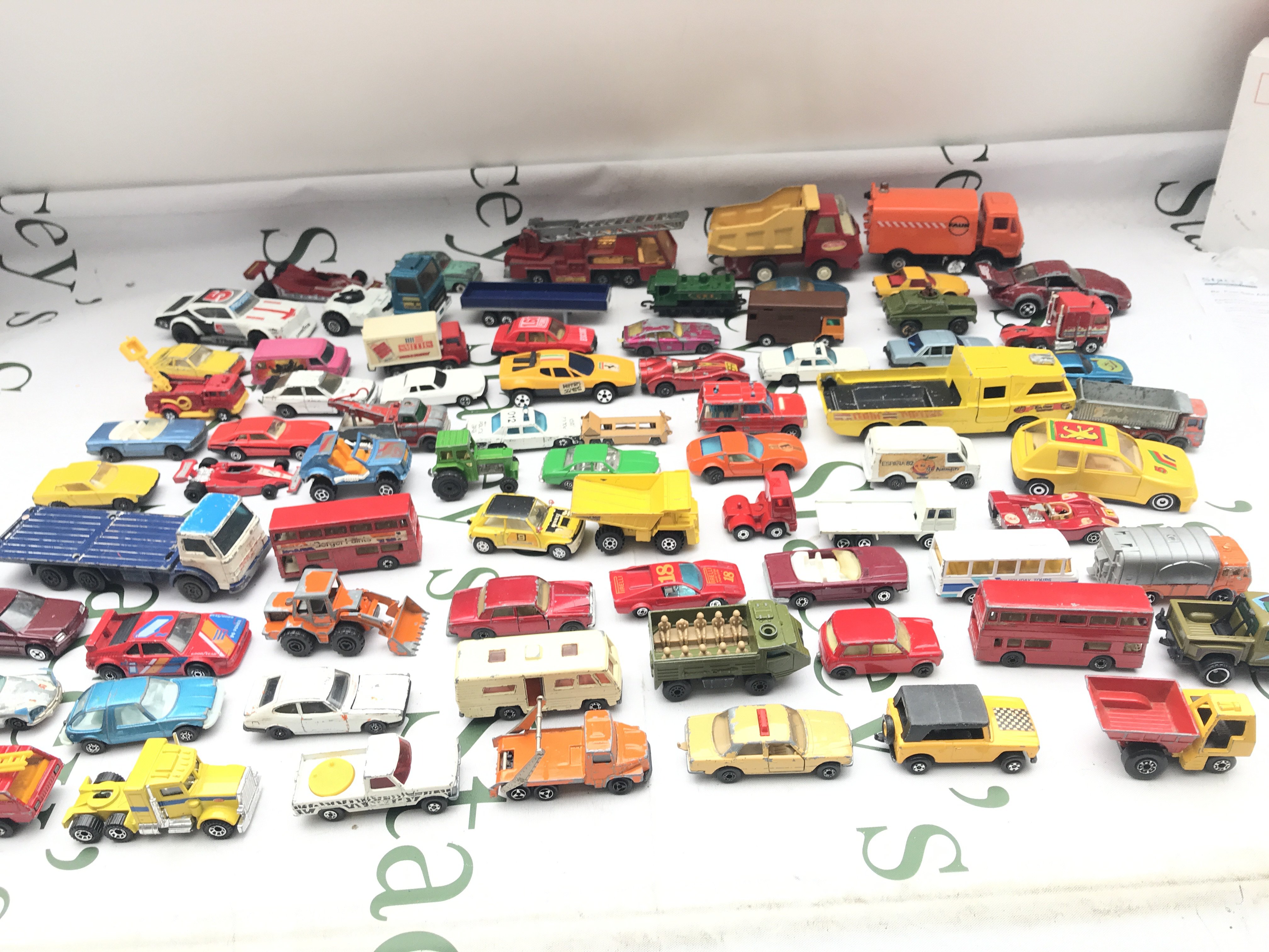 A Collection of Playworn Diecast including Matchbox. Corgi etc. No Reserve.
