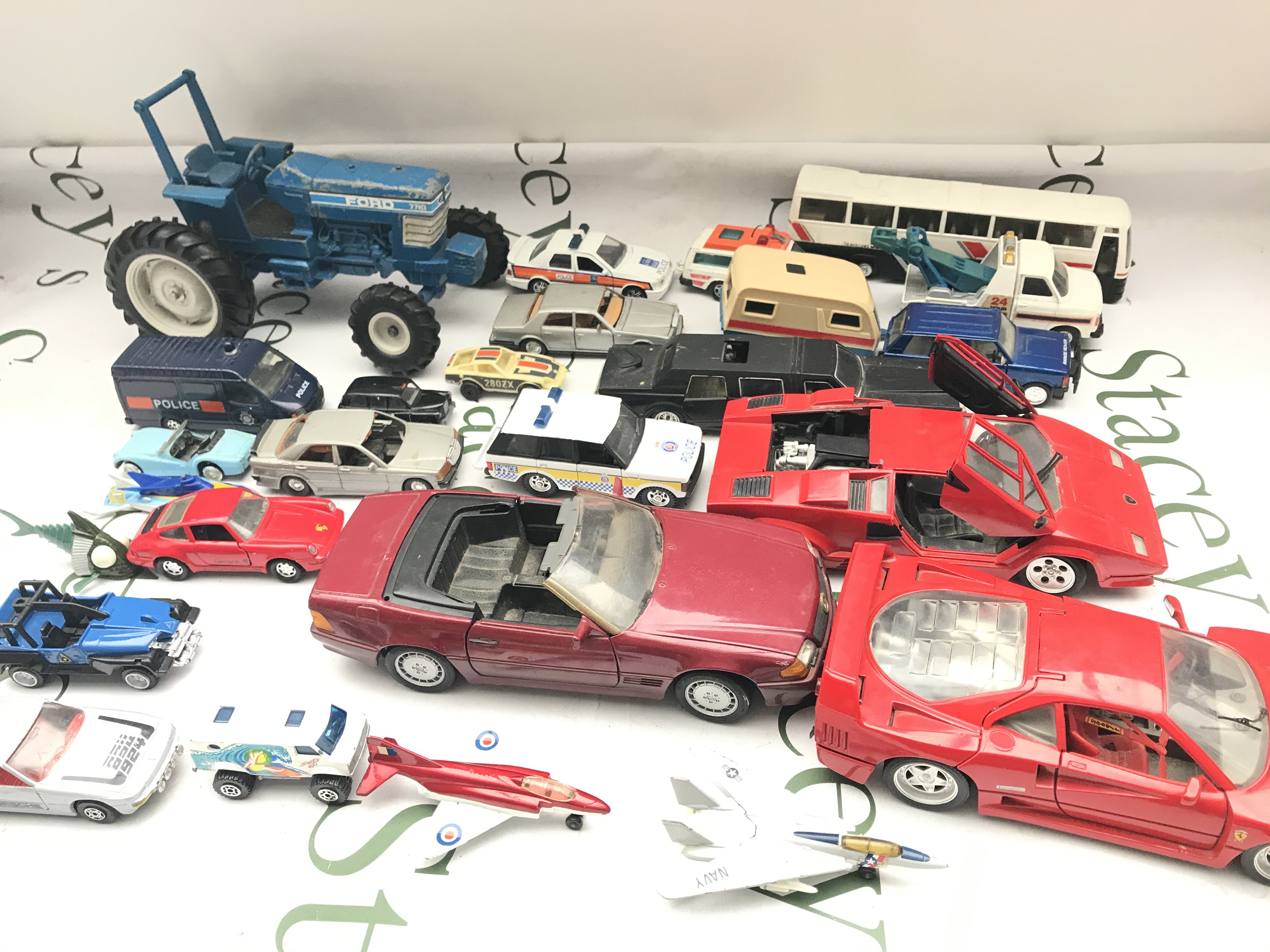 A Box Containing A Collection Of Playworn Diecast. No Reserve.