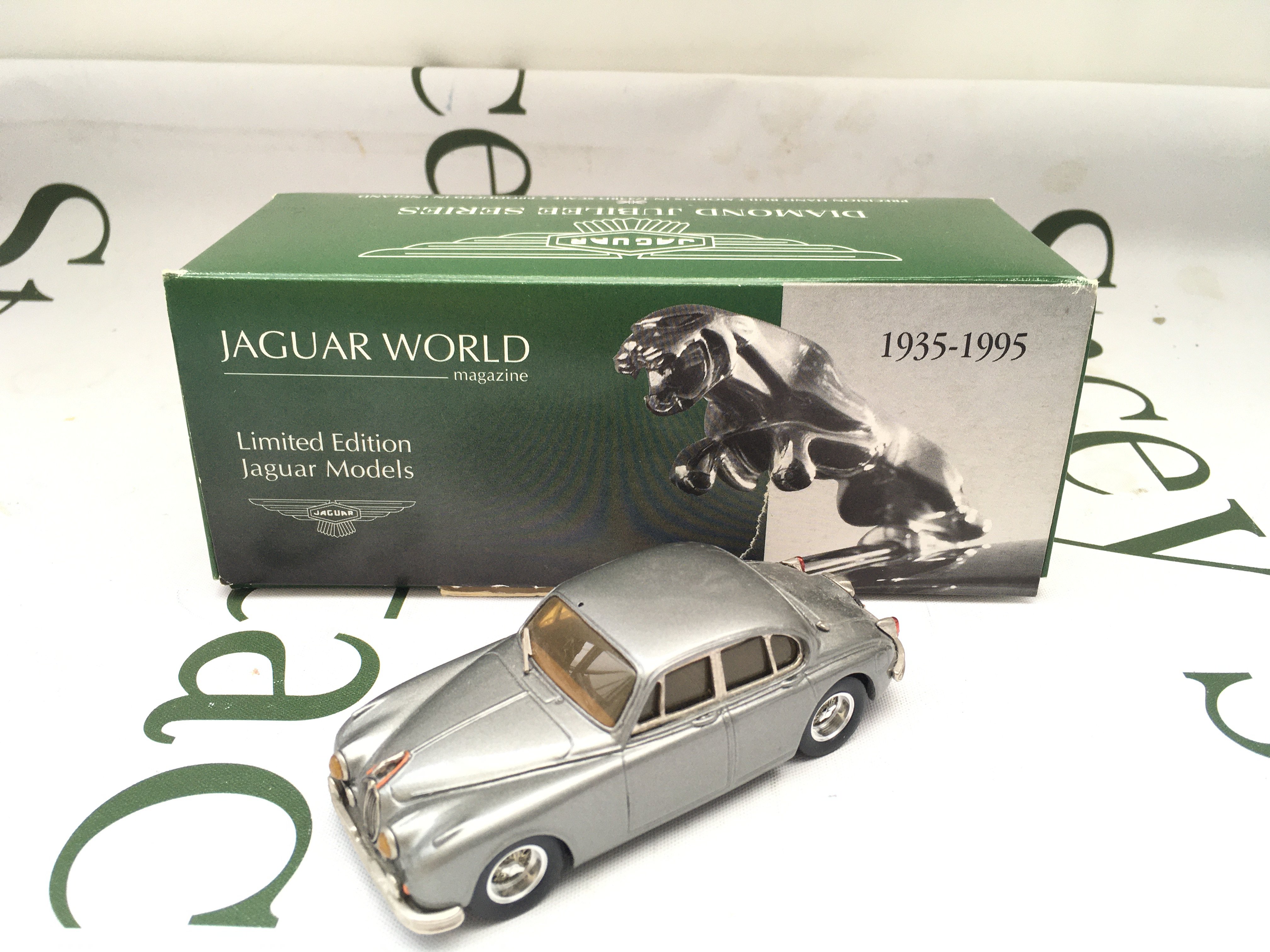 A Boxed Jaguar World 1/43 Scale Jaguar MK.2 Monza 1963.