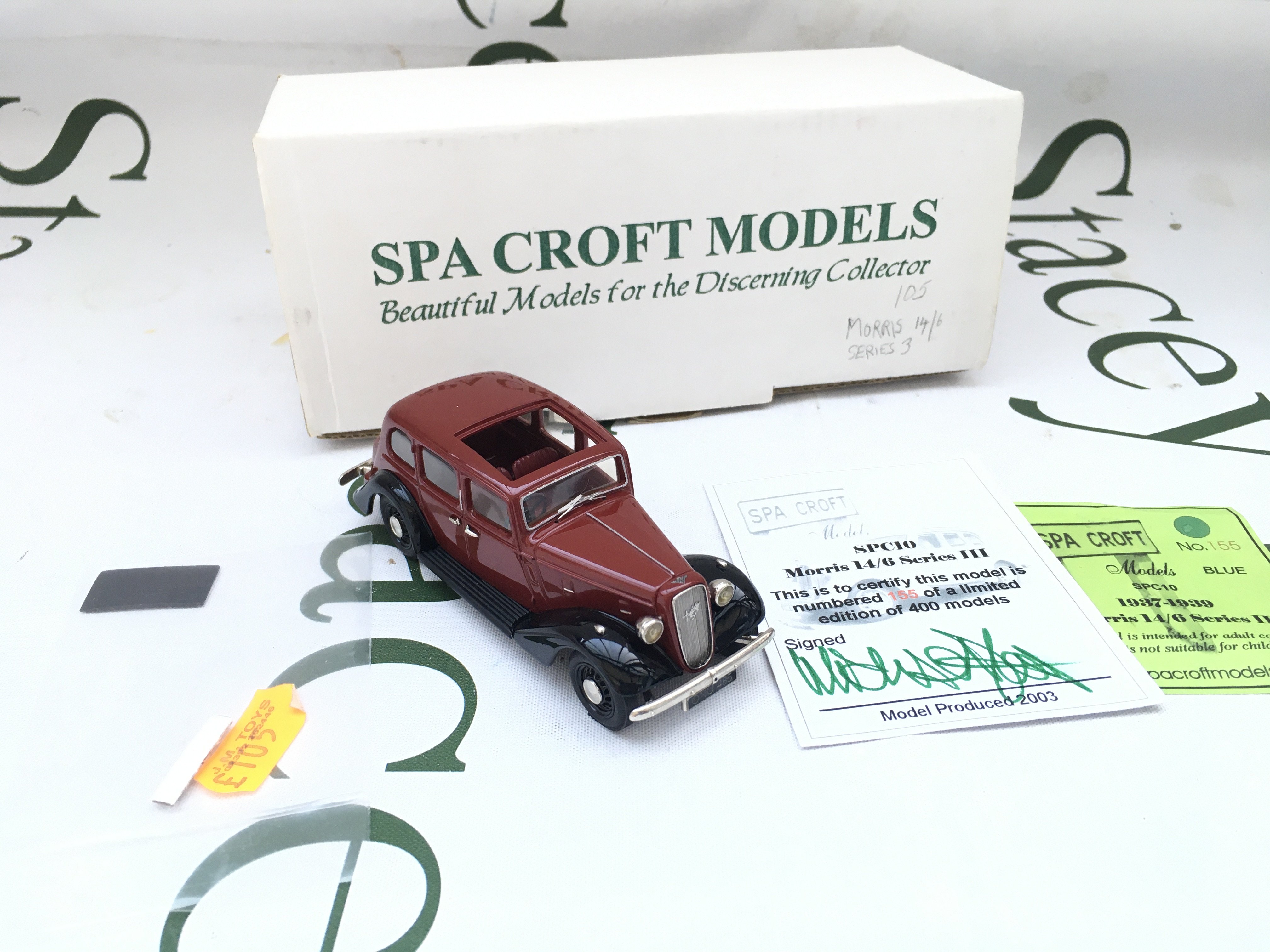 A Boxed SPA Models Morris 14/6 Series III 1/43 Scale.