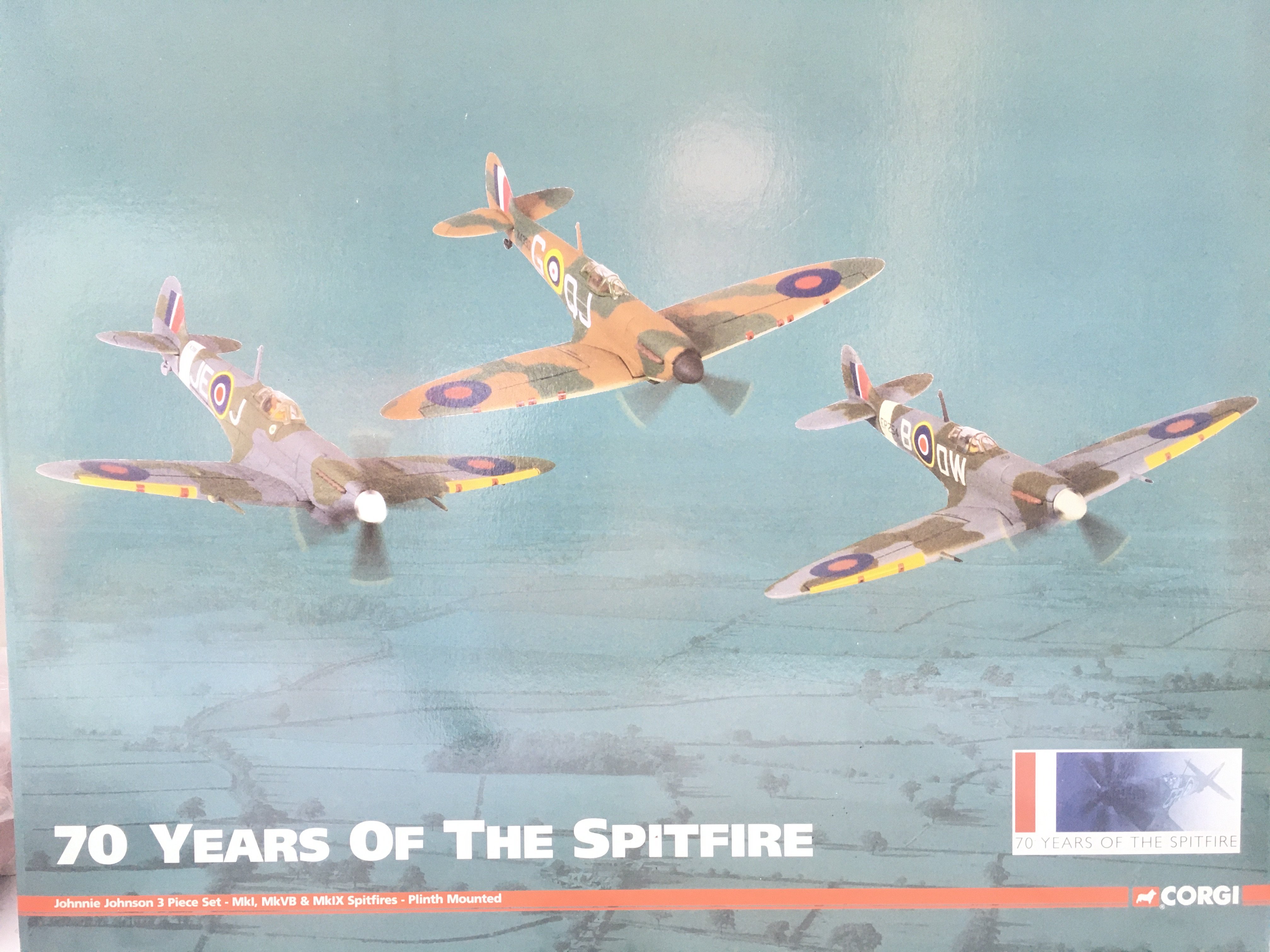 A Boxed Corgi Aviation Archive 70 Years Of The Spitfire Set #AA99189.