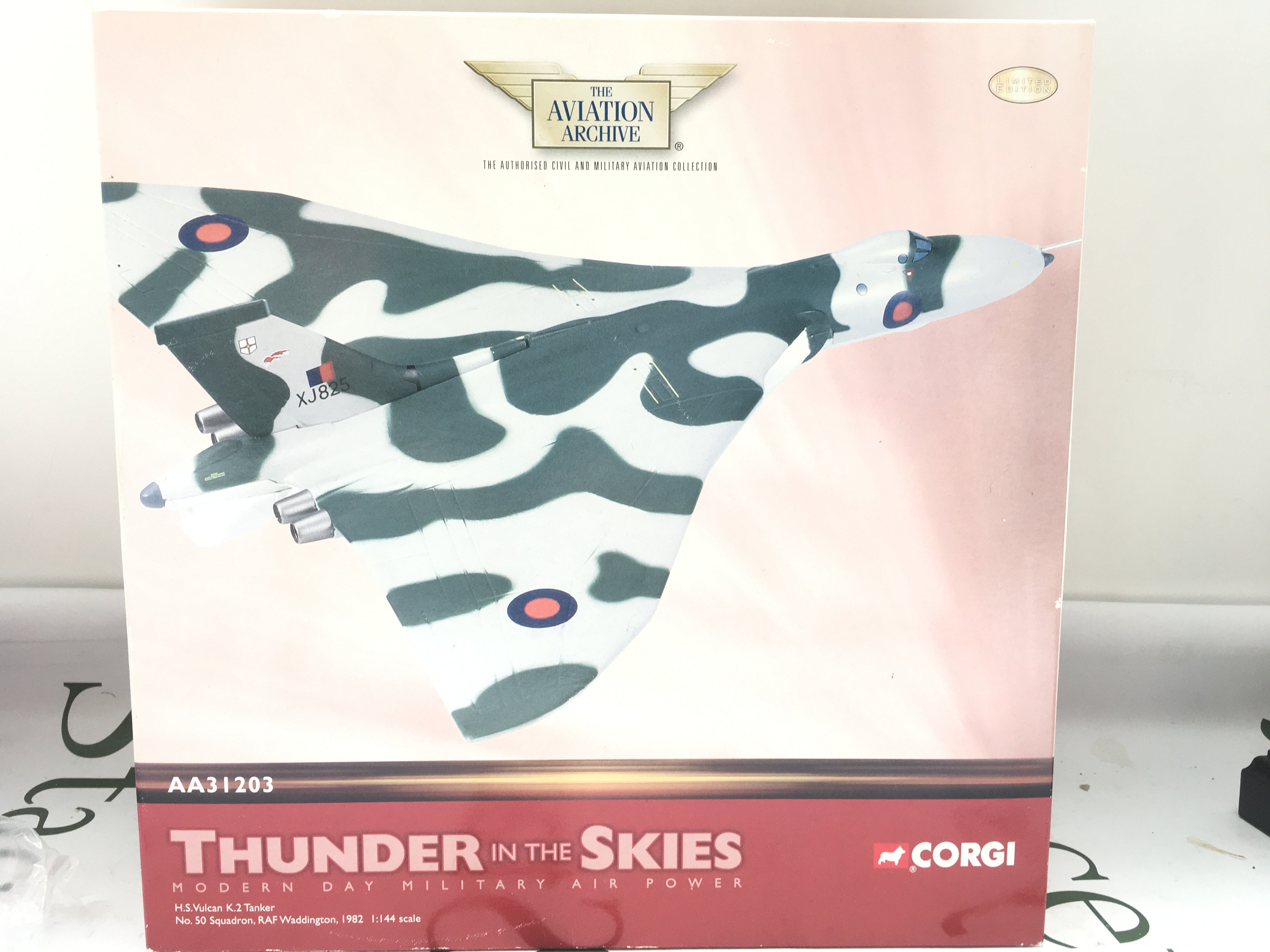 A Boxed Corgi Aviation Archive H.S. Vulcan K.2 Tanker #AA31203.