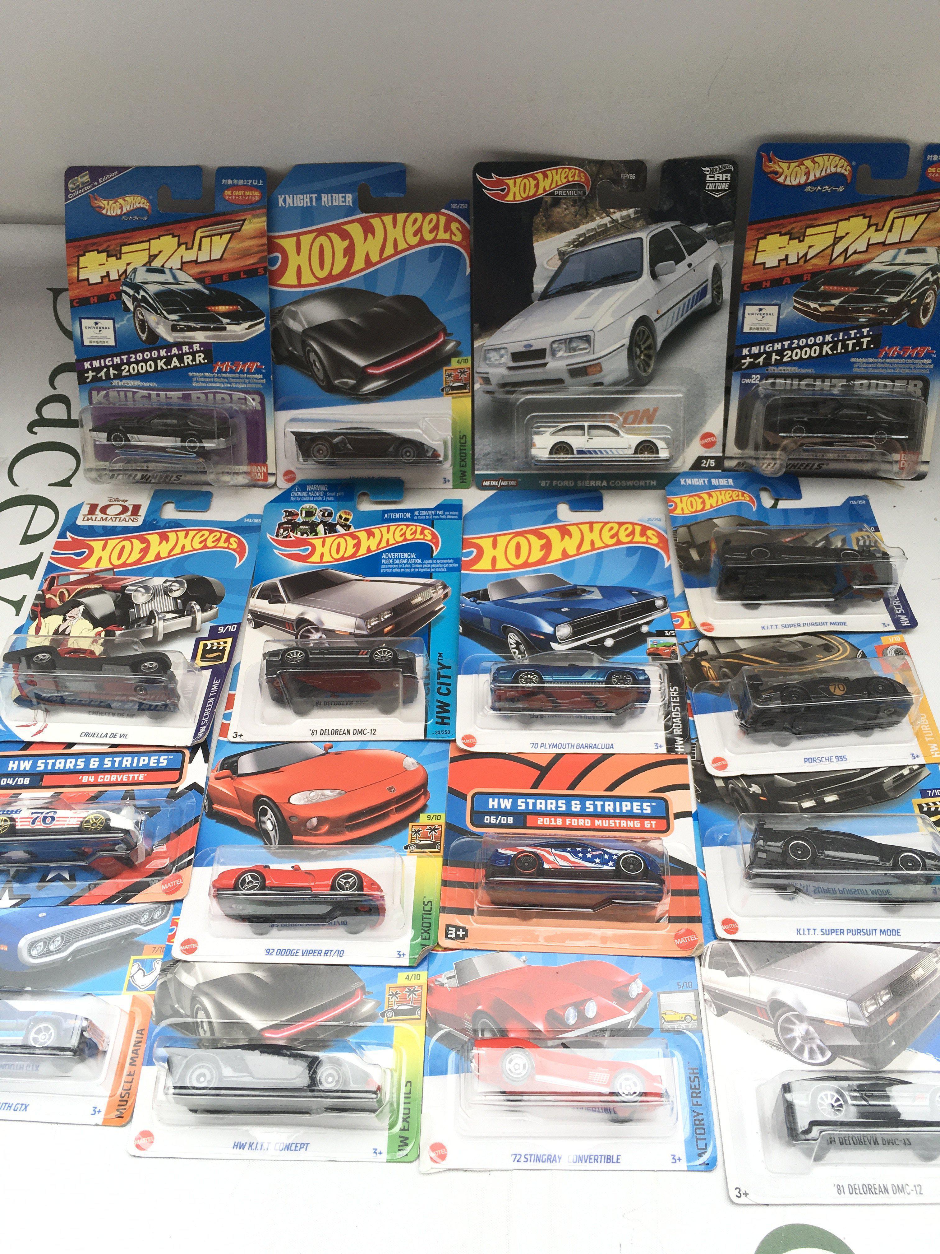 A Collection of Carded Hotwheels Diecast. Some Matchbox.
