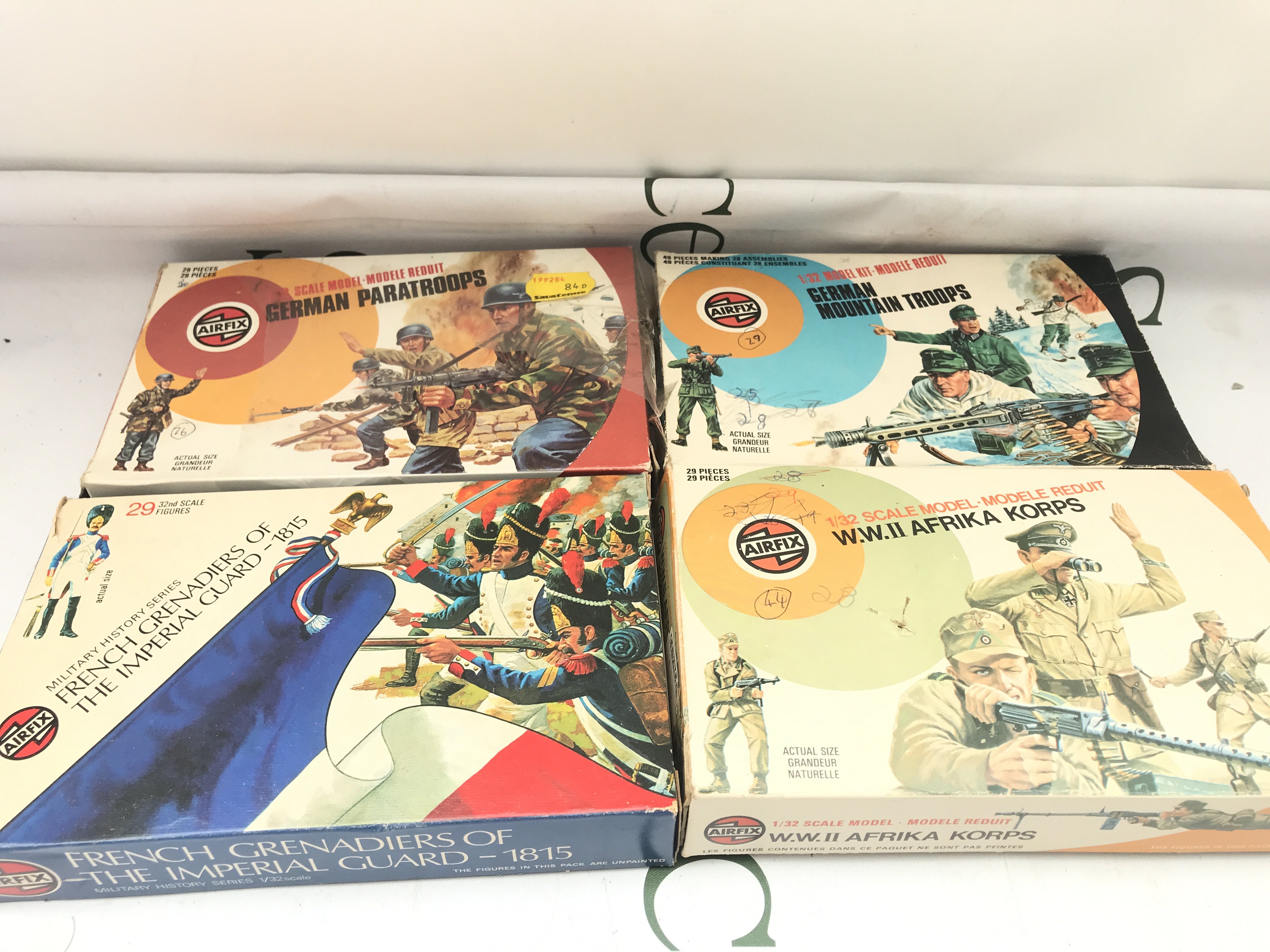 4 X Airfix Model Kits. Some Painted. No Reserve.