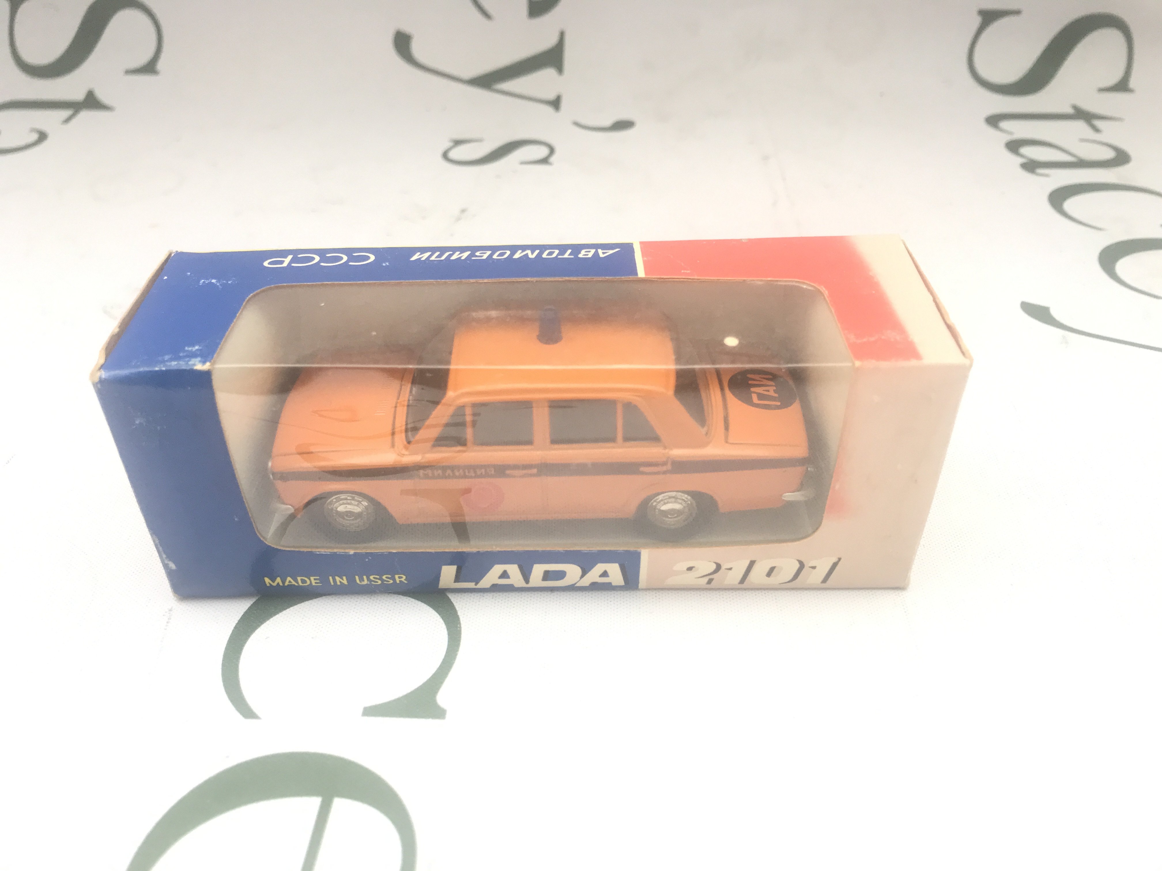 A Boxed A Boxed Russian Novoexport Police Patrol Lada Car 1/43 Scale.
