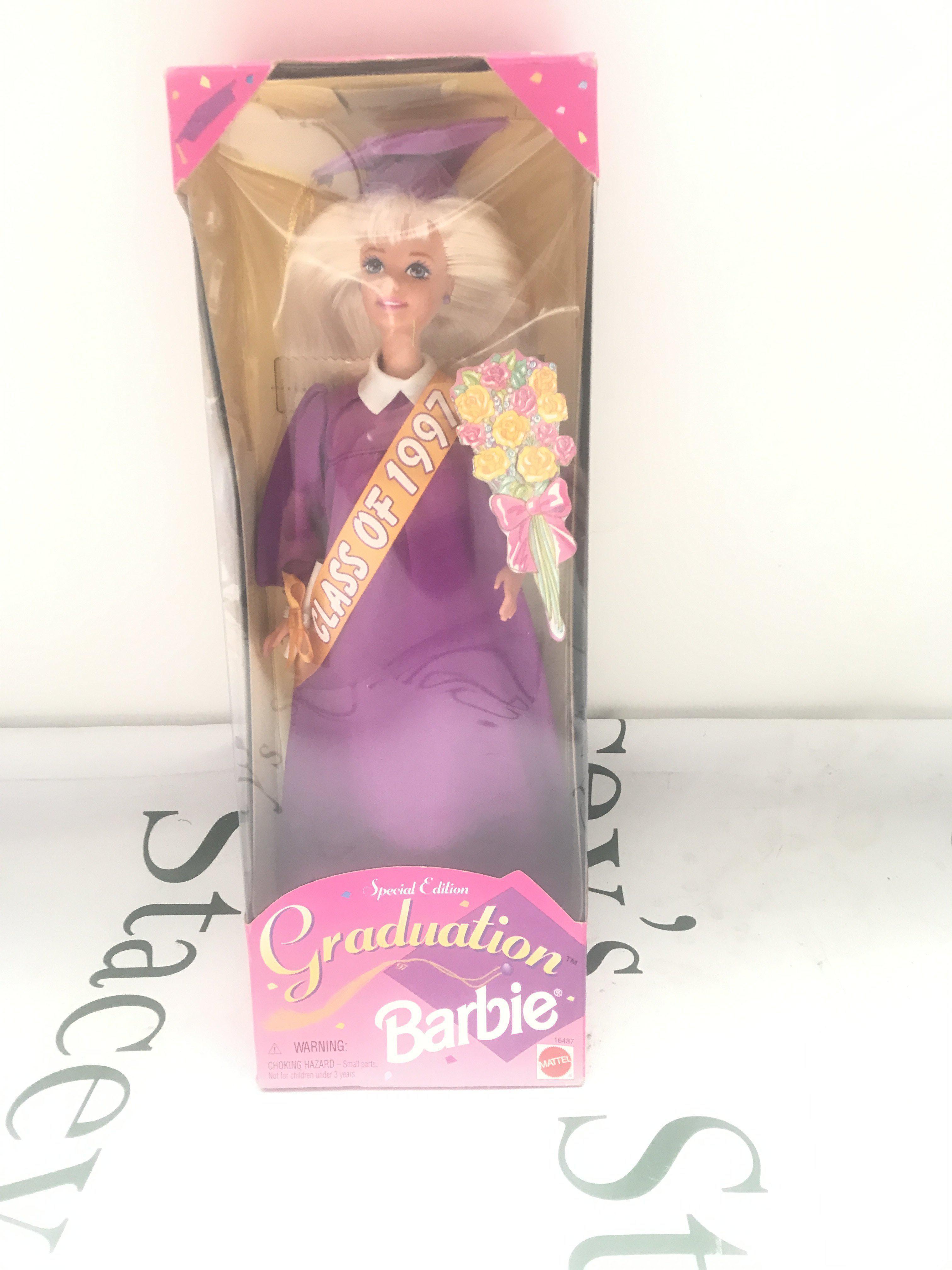 A Boxed Mattel Barbie Class Of 1997 Graduation Doll. Not Removed From Box. No Reserve.