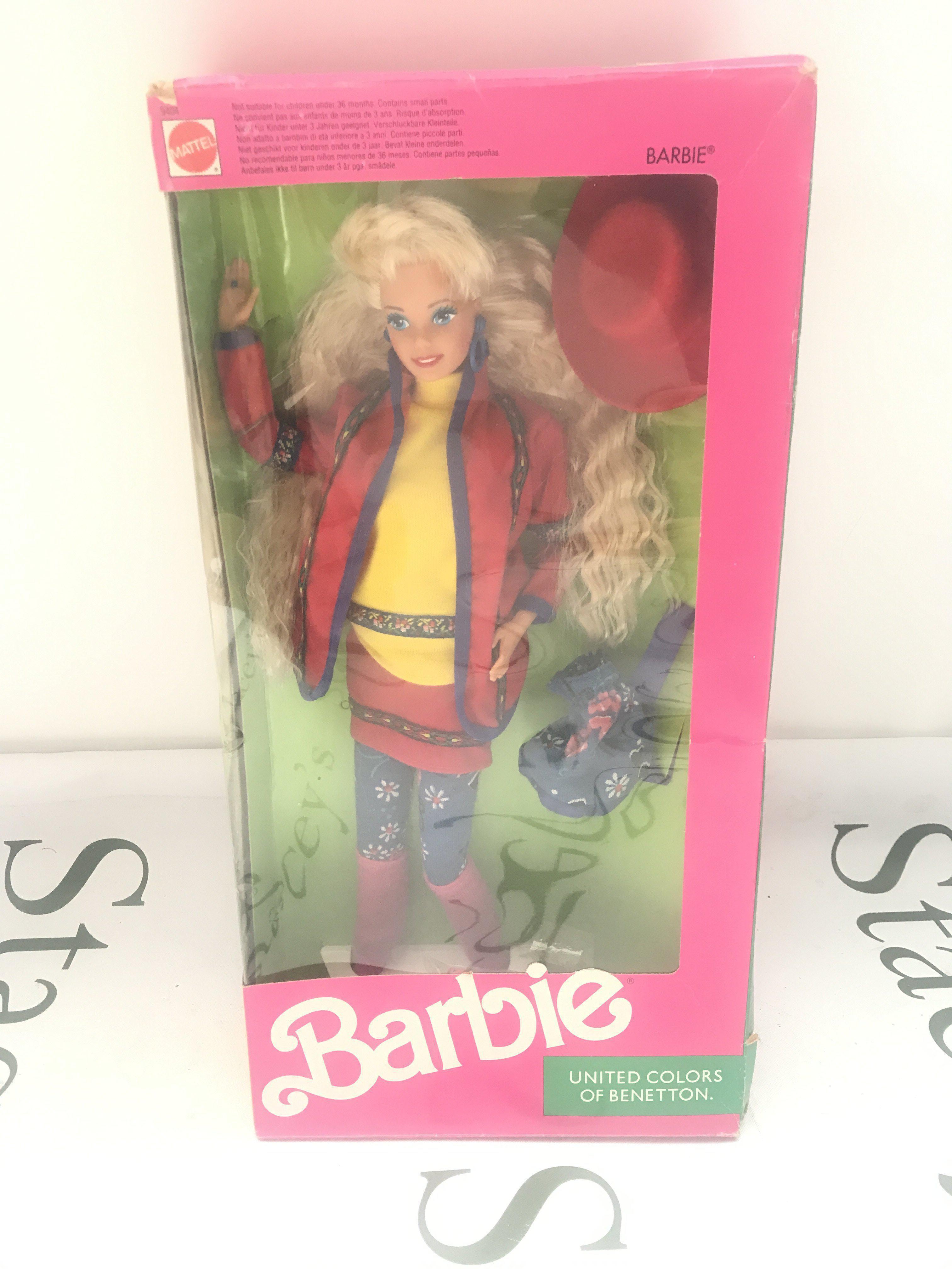 A Boxed Barbie United Colors Of Benetton Doll From 1990. Not Removed From Box. Has Some Damage. No Reserve.