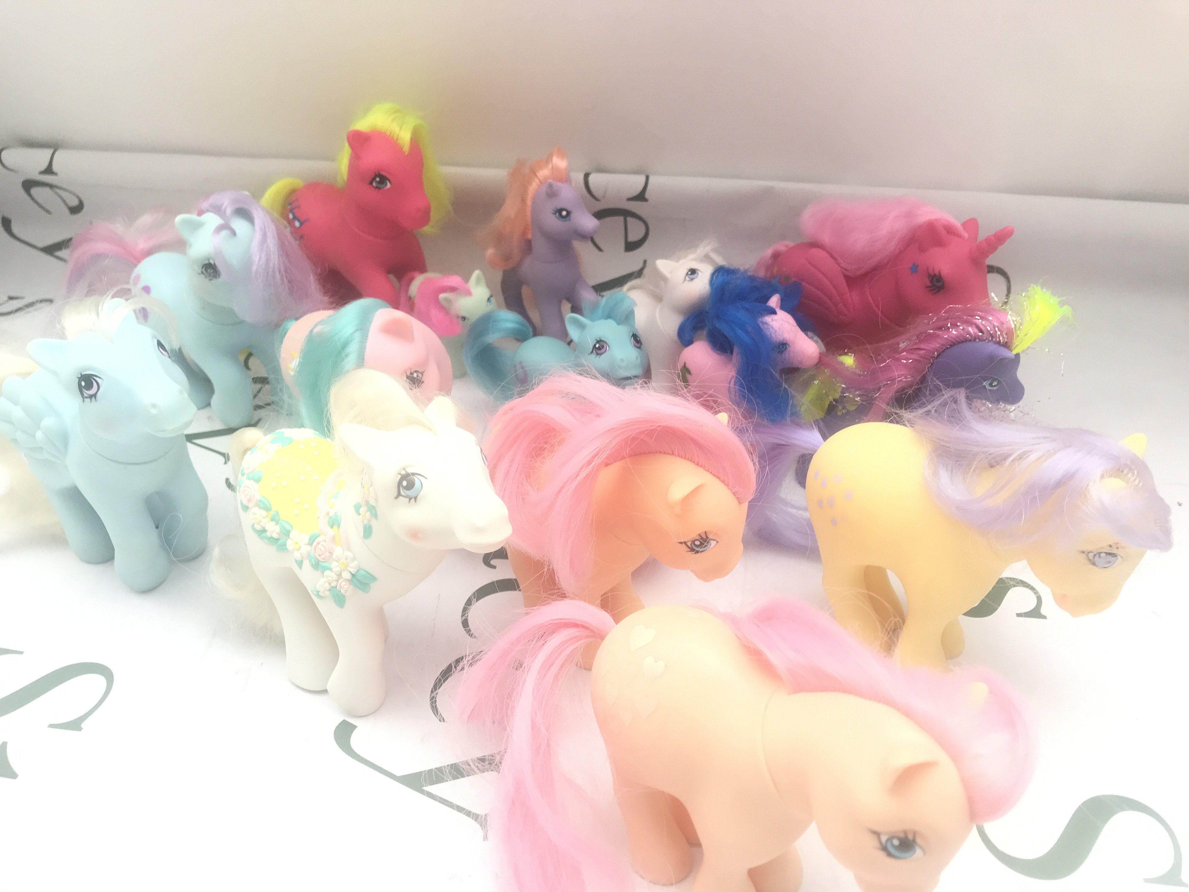 A Collection Of G1 And G2 My Little Pony's Plus 3 Others. No Reserve.