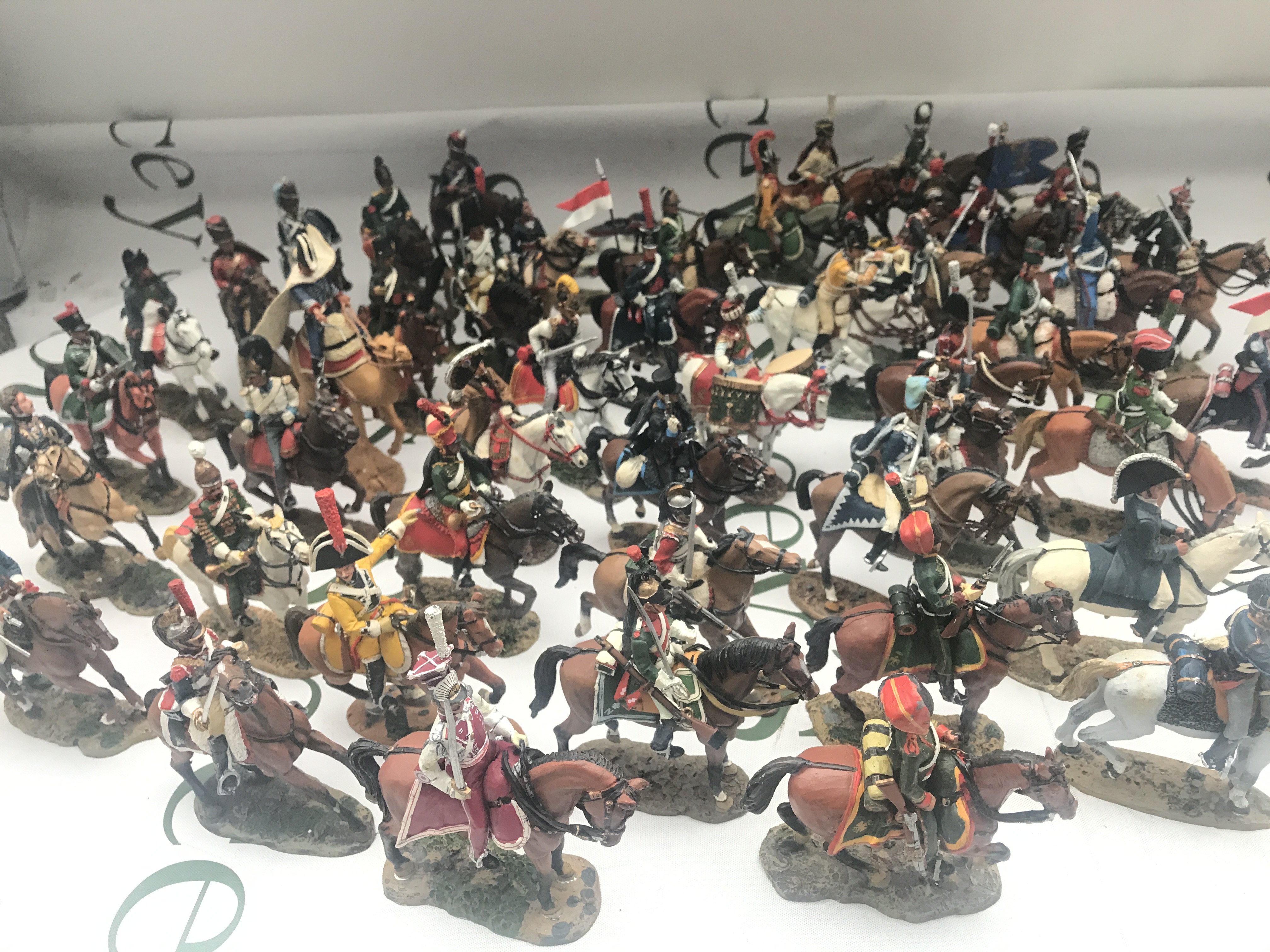 2 Boxes Containing Delprado Figures. Some Mounted.