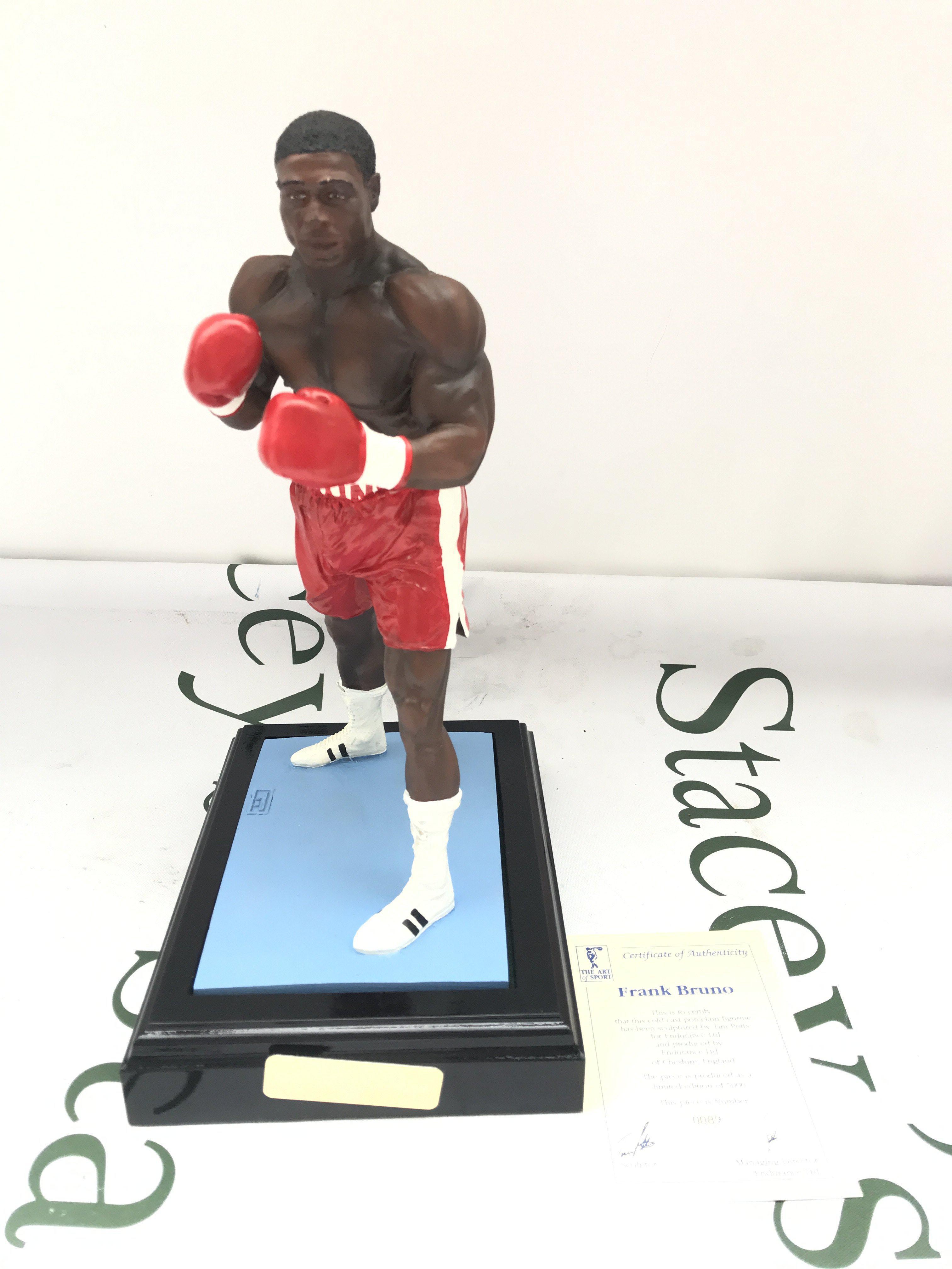 A Endurance Art Of Sport Boxing Figure Frank Bruno.