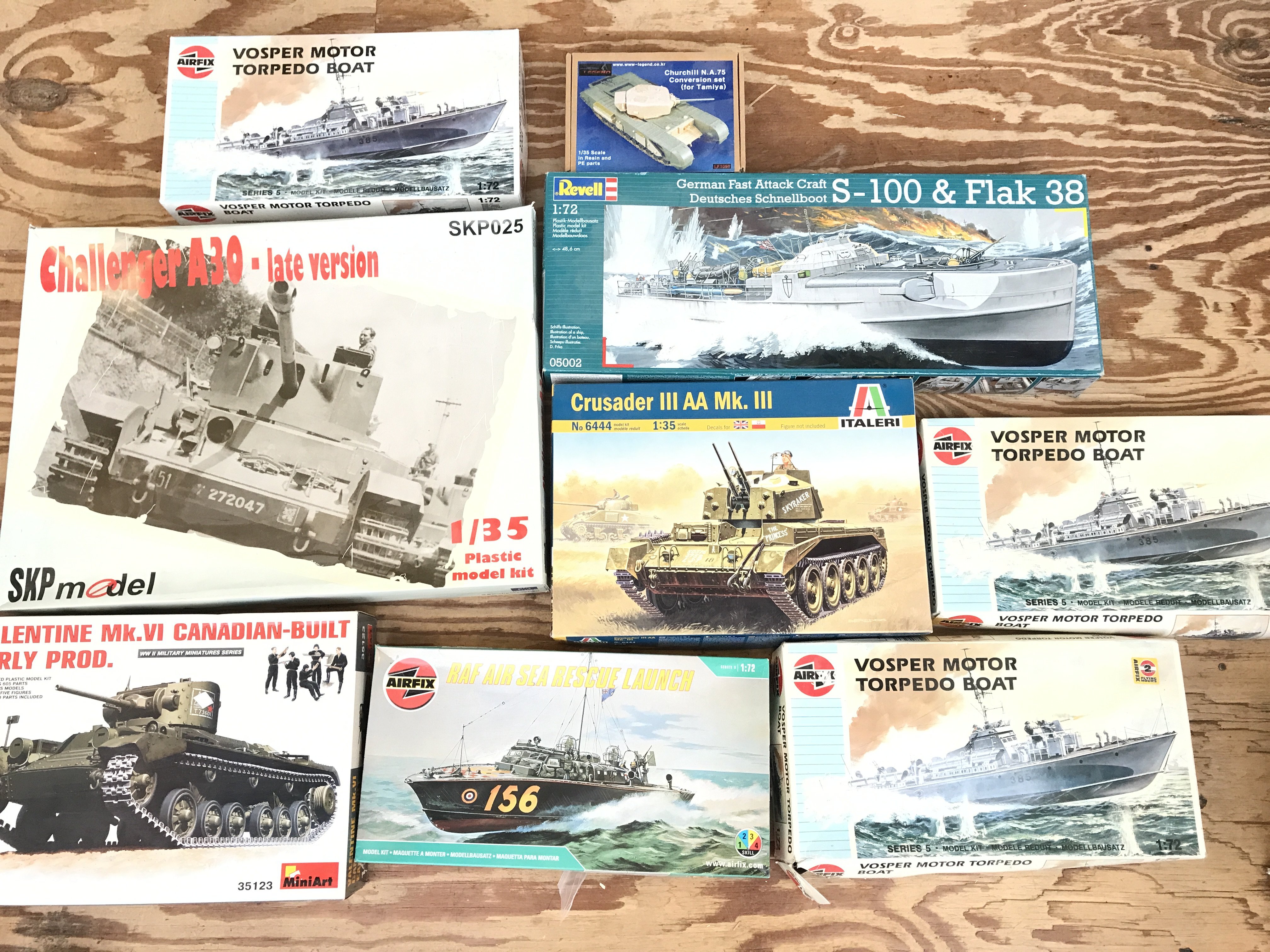 A Collection Of Boxed Model Kits. No Reserve.