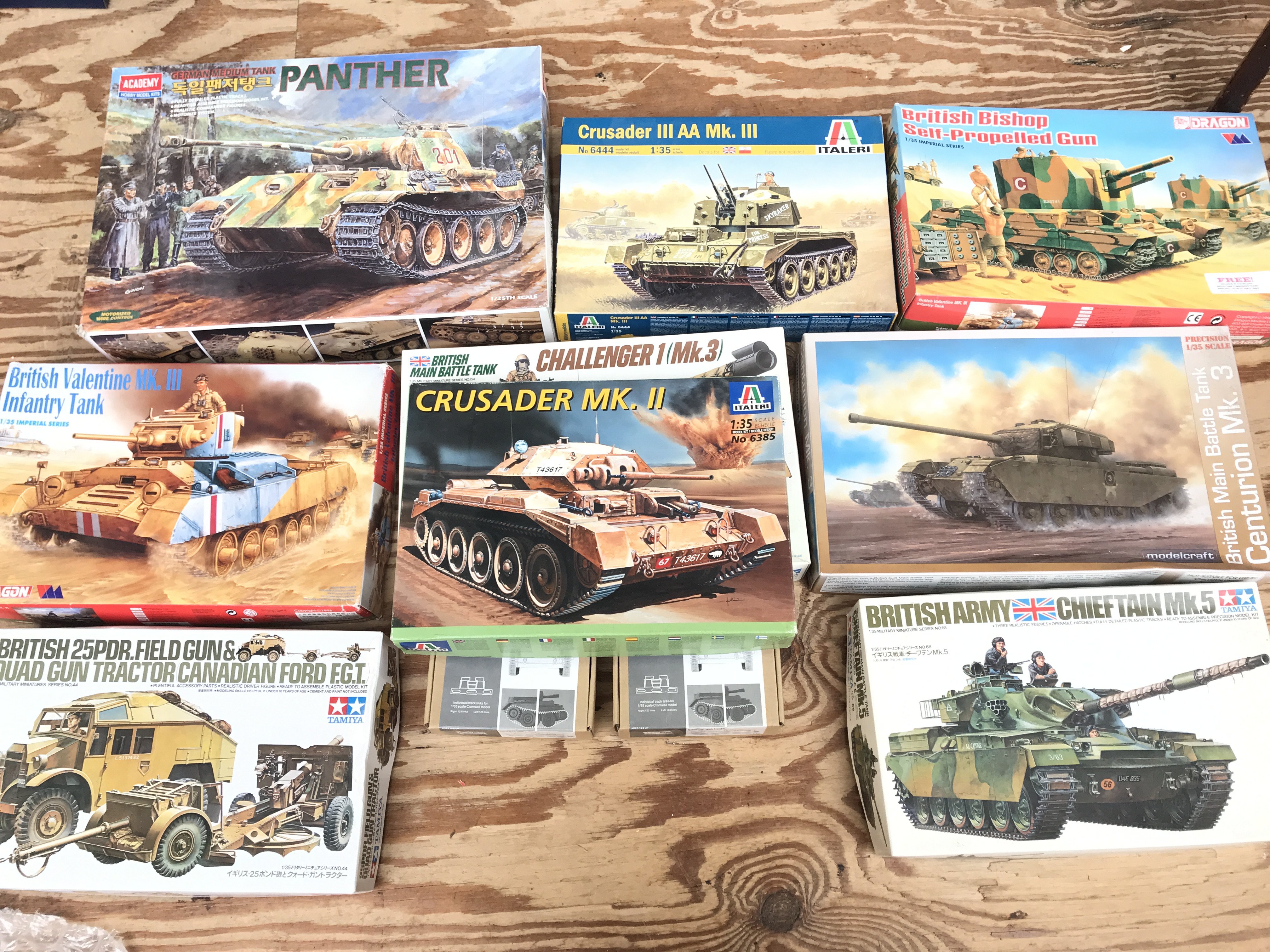 A Collection Of Boxed Model Kits. No Resrve.