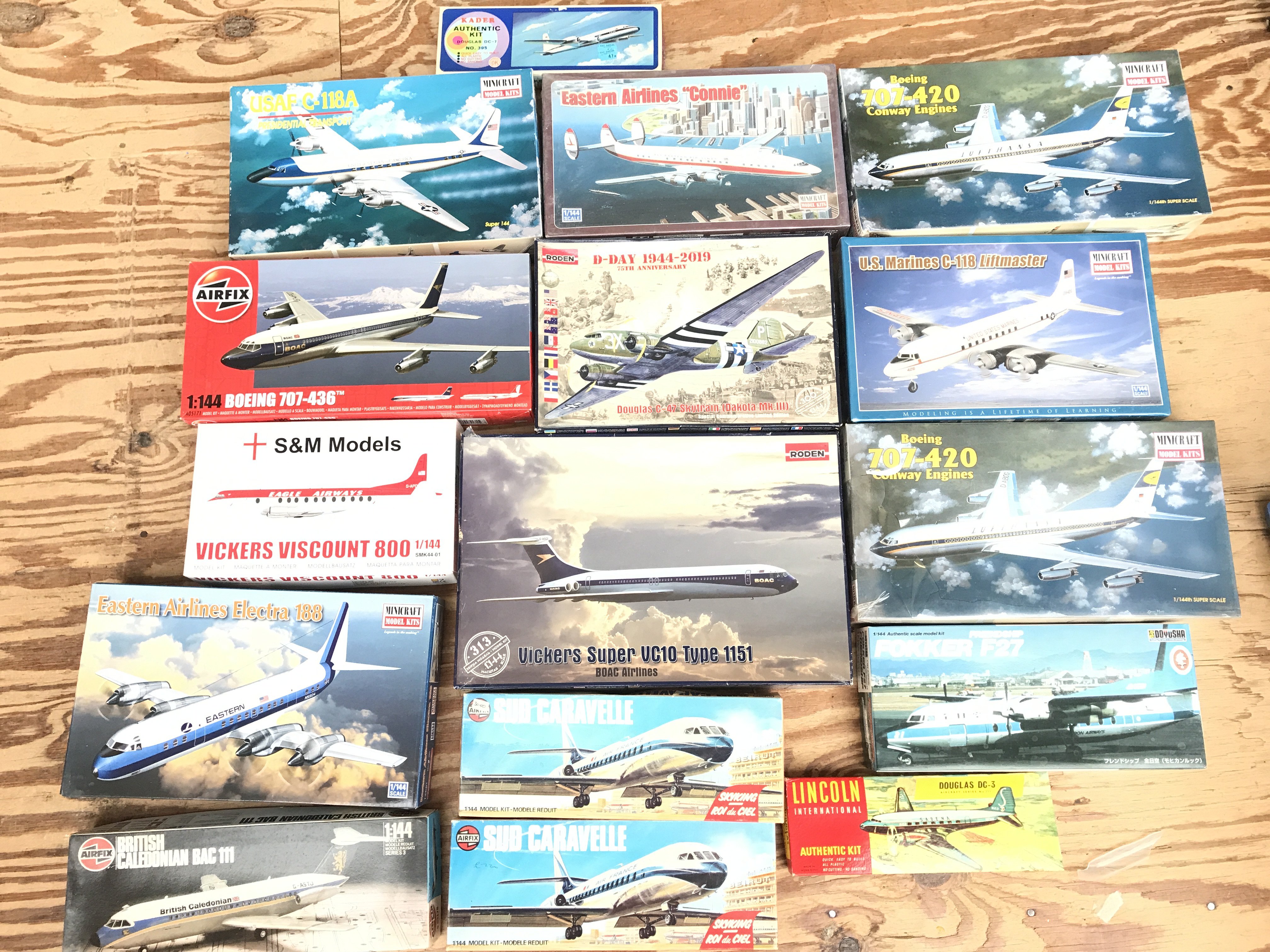 A Collection Of Boxed Model Kits. including Airfix. No Reserve.