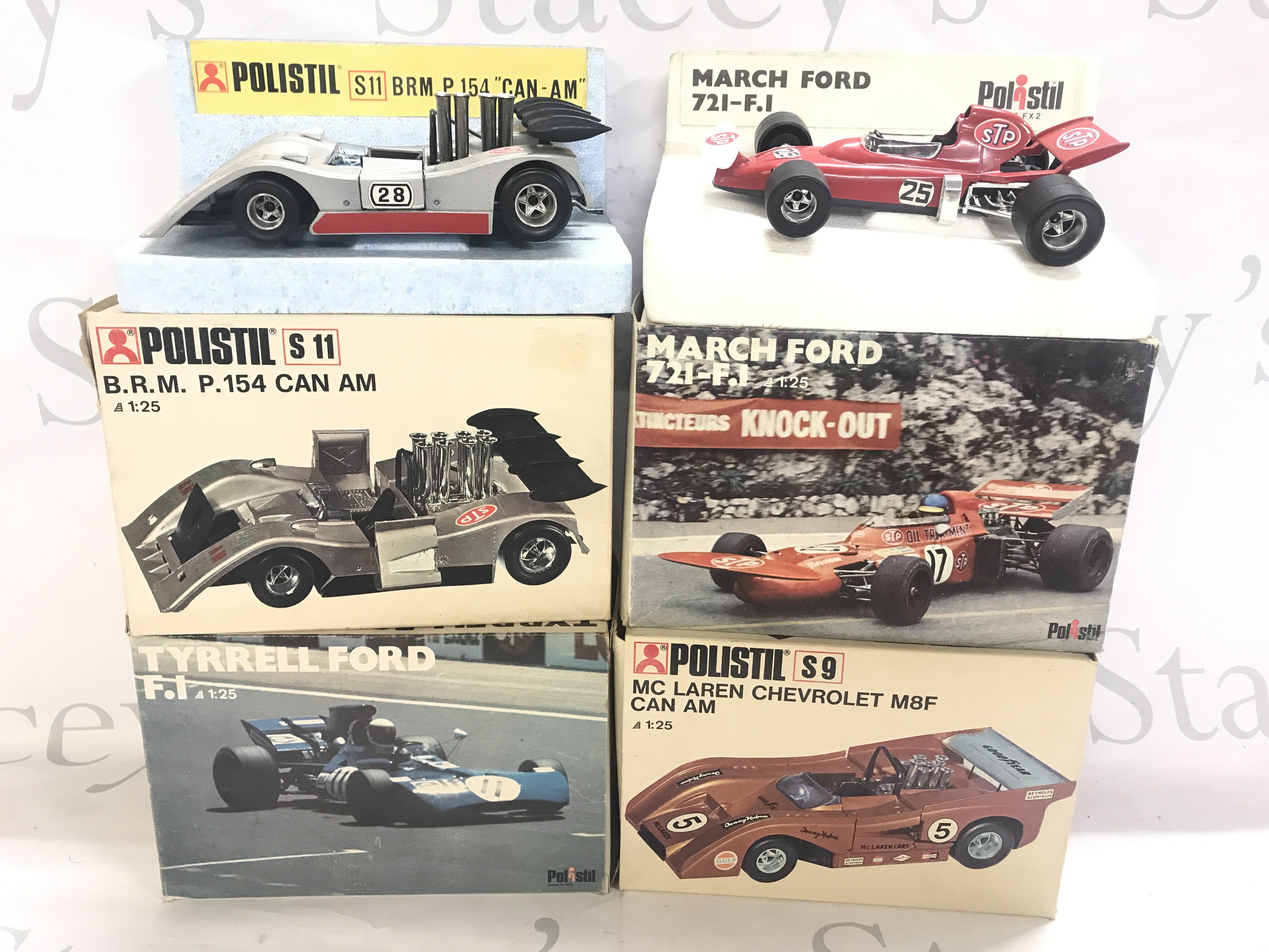 4 X Boxed Polistil 1/25 Scale Racing Cars.(4).